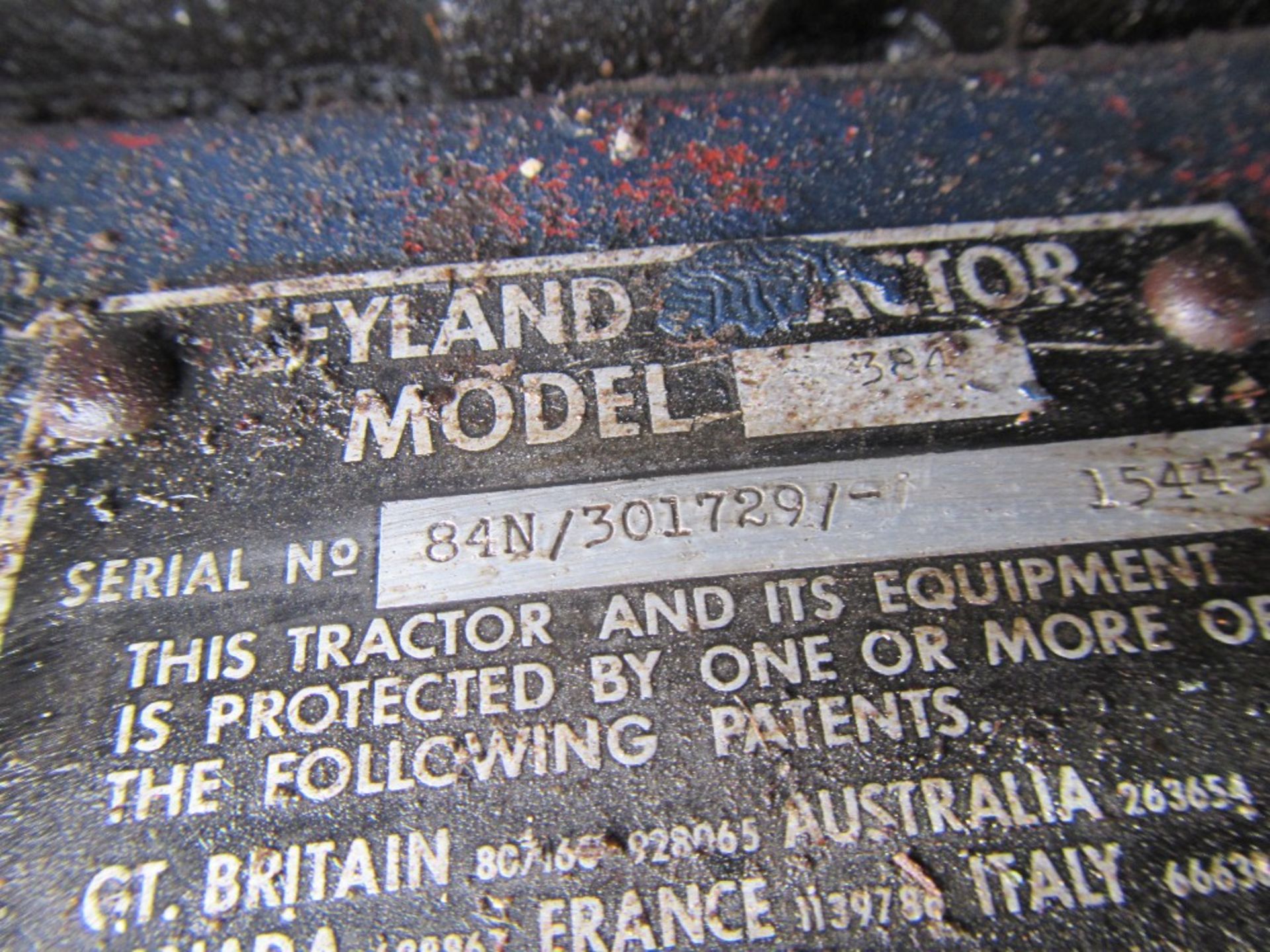 Leyland 384 2wd Tractor with Weights Reg No TJL 962K Ser No 301729 UNRESERVED LOT - Image 16 of 16