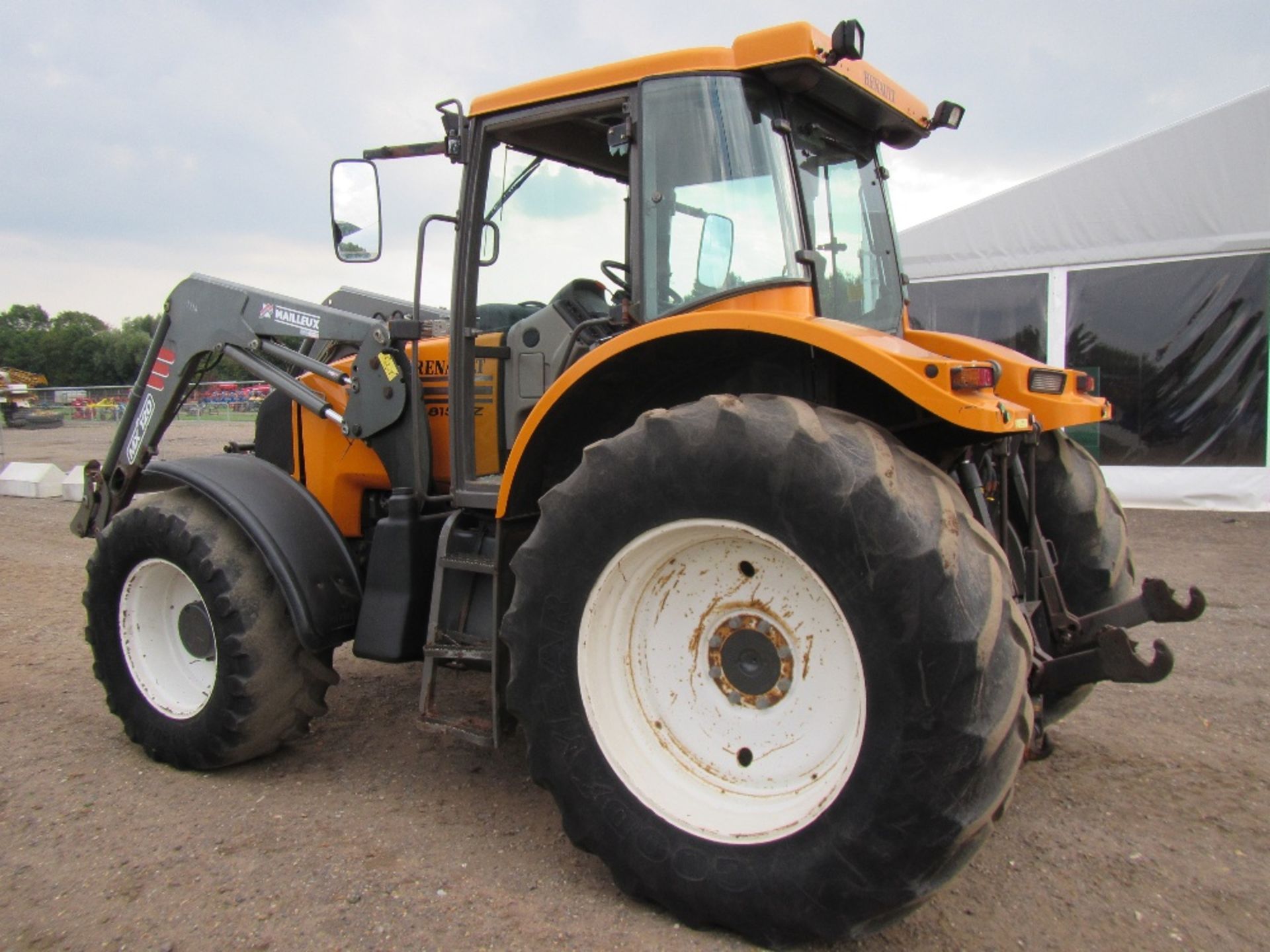 Renault Ares 815 RZ Tractor with Chilton MX120 Loader & Cab Suspension. Reg. No. SV51 ETL - Image 10 of 16