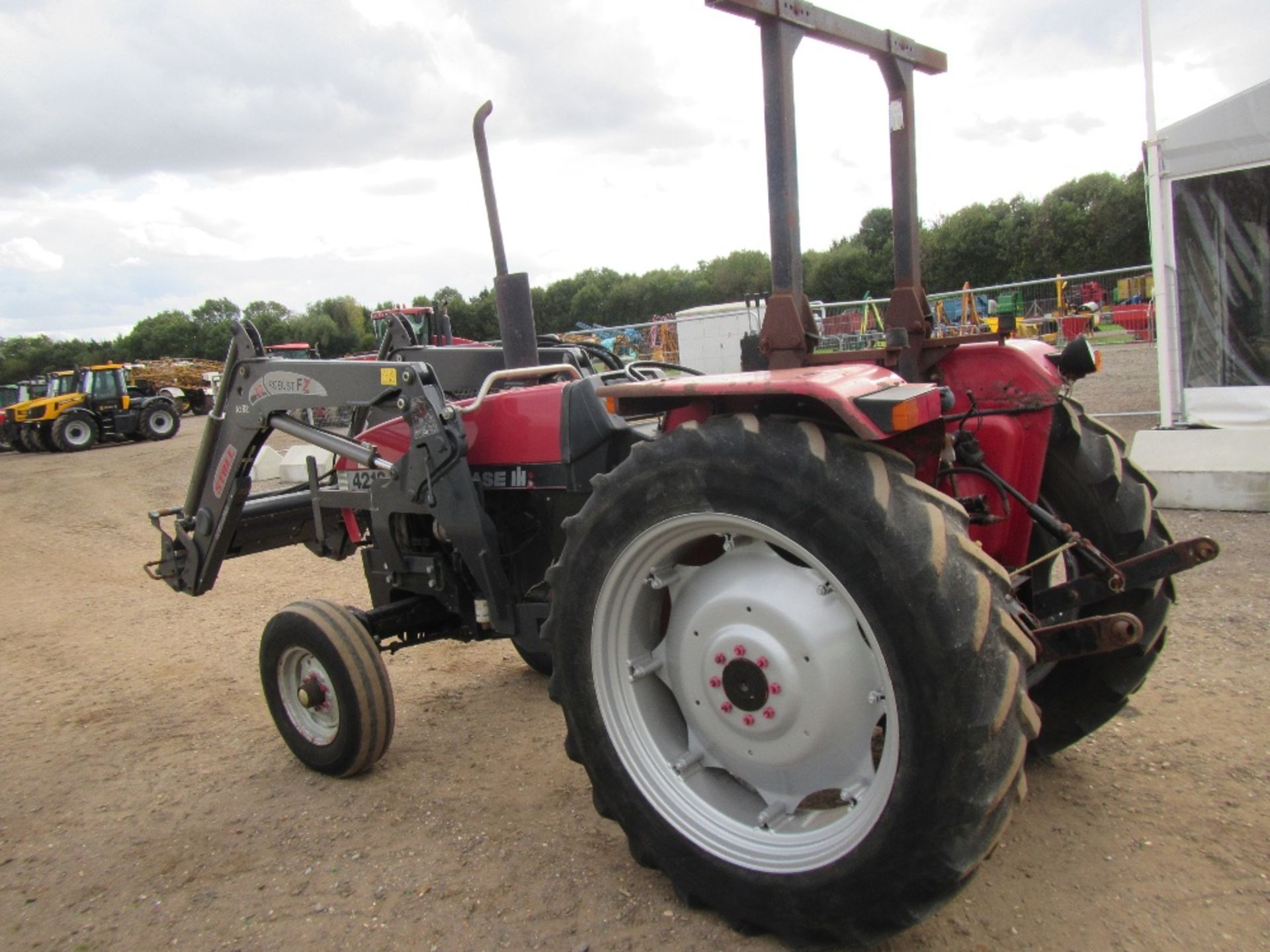 1997 Case International 4210 2wd Tractor with Stohl Power Tip Loader, one owner Reg. No. P913 ODX - Image 7 of 12