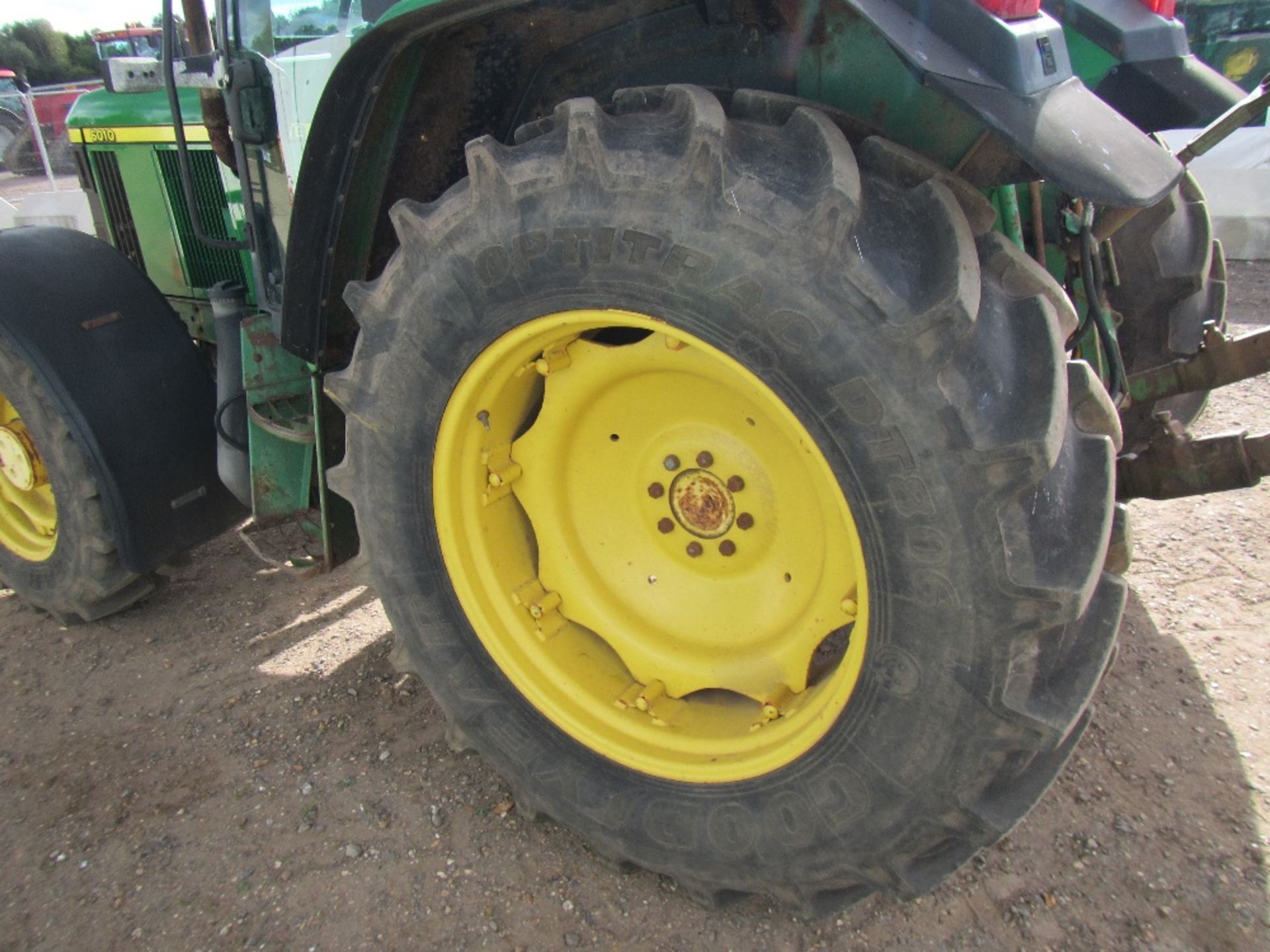 2000 John Deere 6010 4wd Tractor with Air Con & Creeper Gear. From Veg Rig. 4542 hrs. Reg No X153 - Image 10 of 17