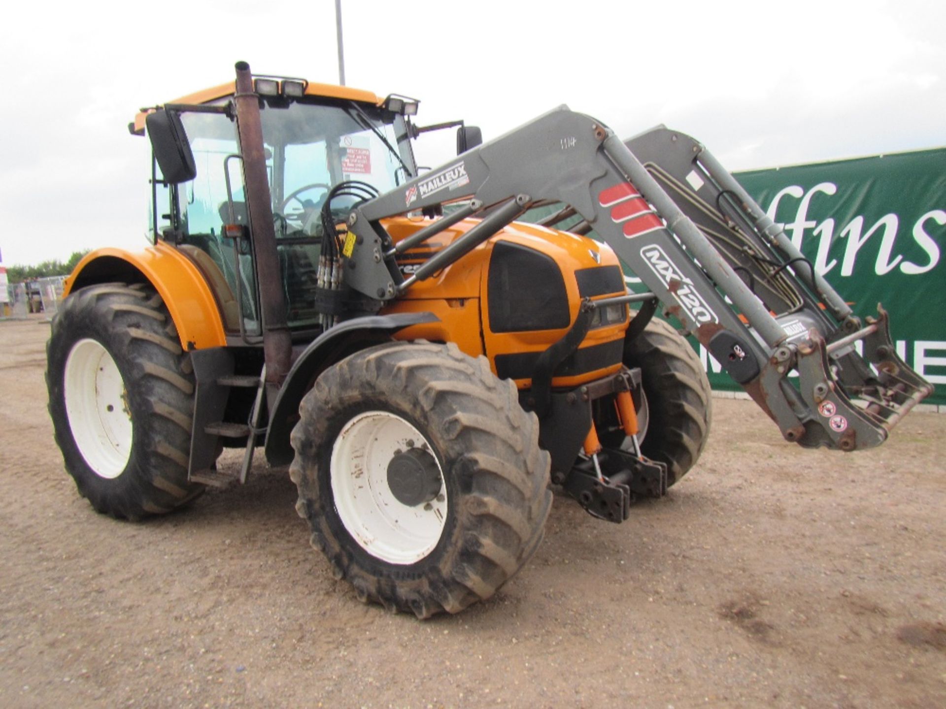 Renault Ares 815 RZ Tractor with Chilton MX120 Loader & Cab Suspension. Reg. No. SV51 ETL - Image 3 of 16