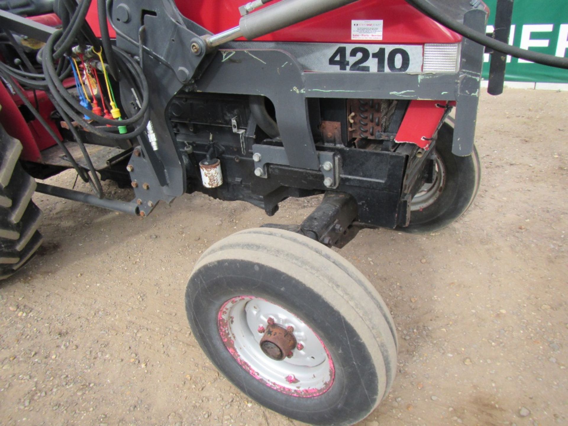 1997 Case International 4210 2wd Tractor with Stohl Power Tip Loader, one owner Reg. No. P913 ODX - Image 4 of 12