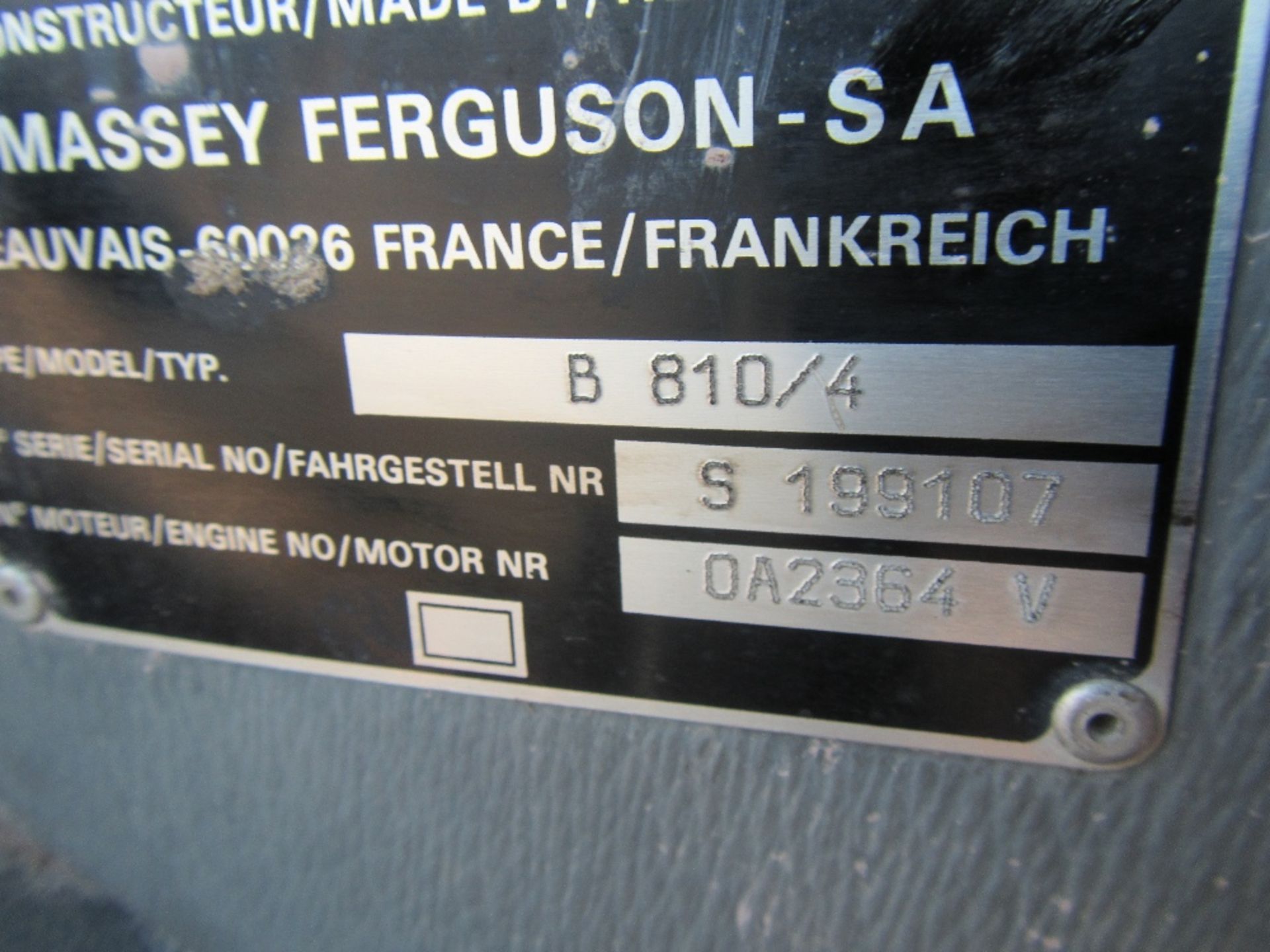 Massey Ferguson 3690 Tractor Ser No S199107 - Image 17 of 17
