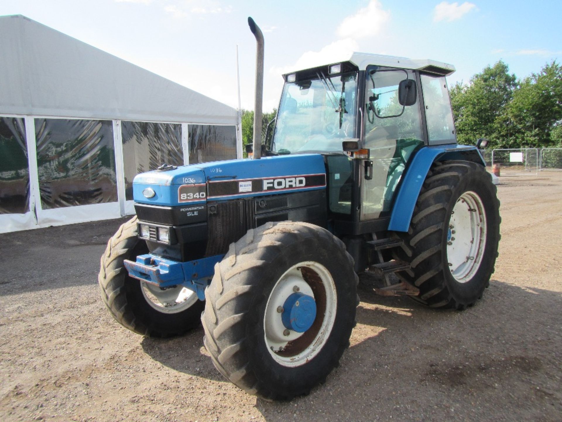 Ford New Holland 8340 SLE 40k Tractor with Air Con. Reg. No. M229 JLJ Ser No BD85370