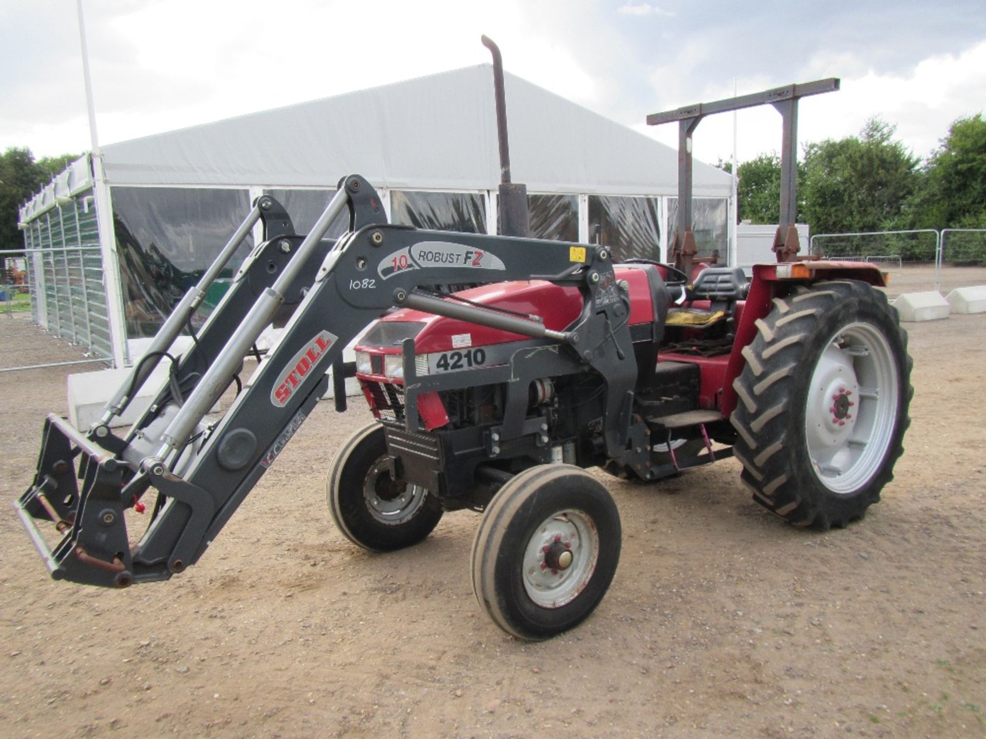 1997 Case International 4210 2wd Tractor with Stohl Power Tip Loader, one owner Reg. No. P913 ODX