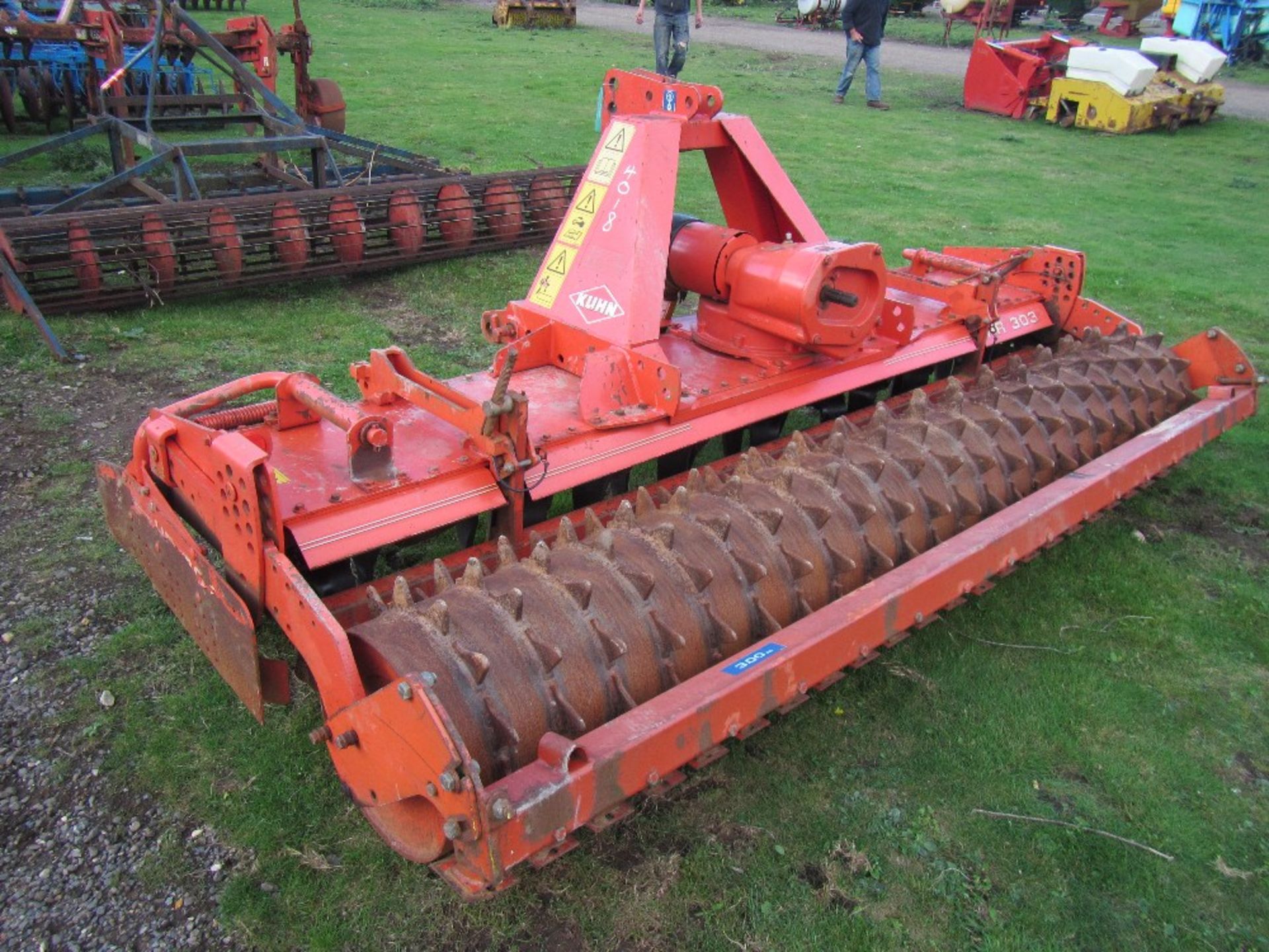 Kuhn HR303 Power Harrow with Packer Roller & Quick Fit Tines - Image 2 of 2