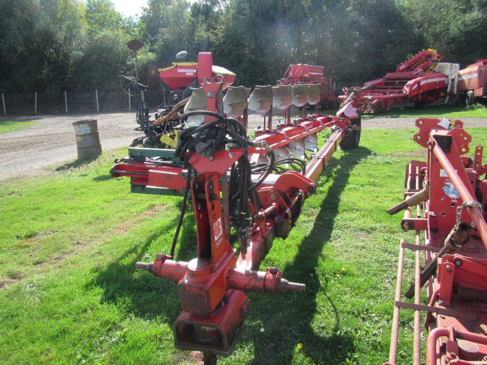 Kverneland PD 100 6 Furrow Semi Mounted Reversible Plough with Press Arm