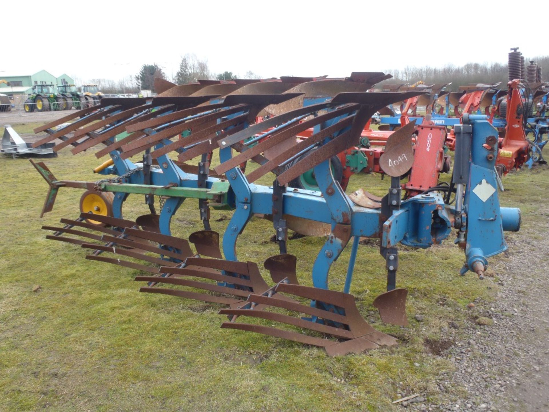 Overum CX490F 4 Furrow Plough with Slatted Bodies