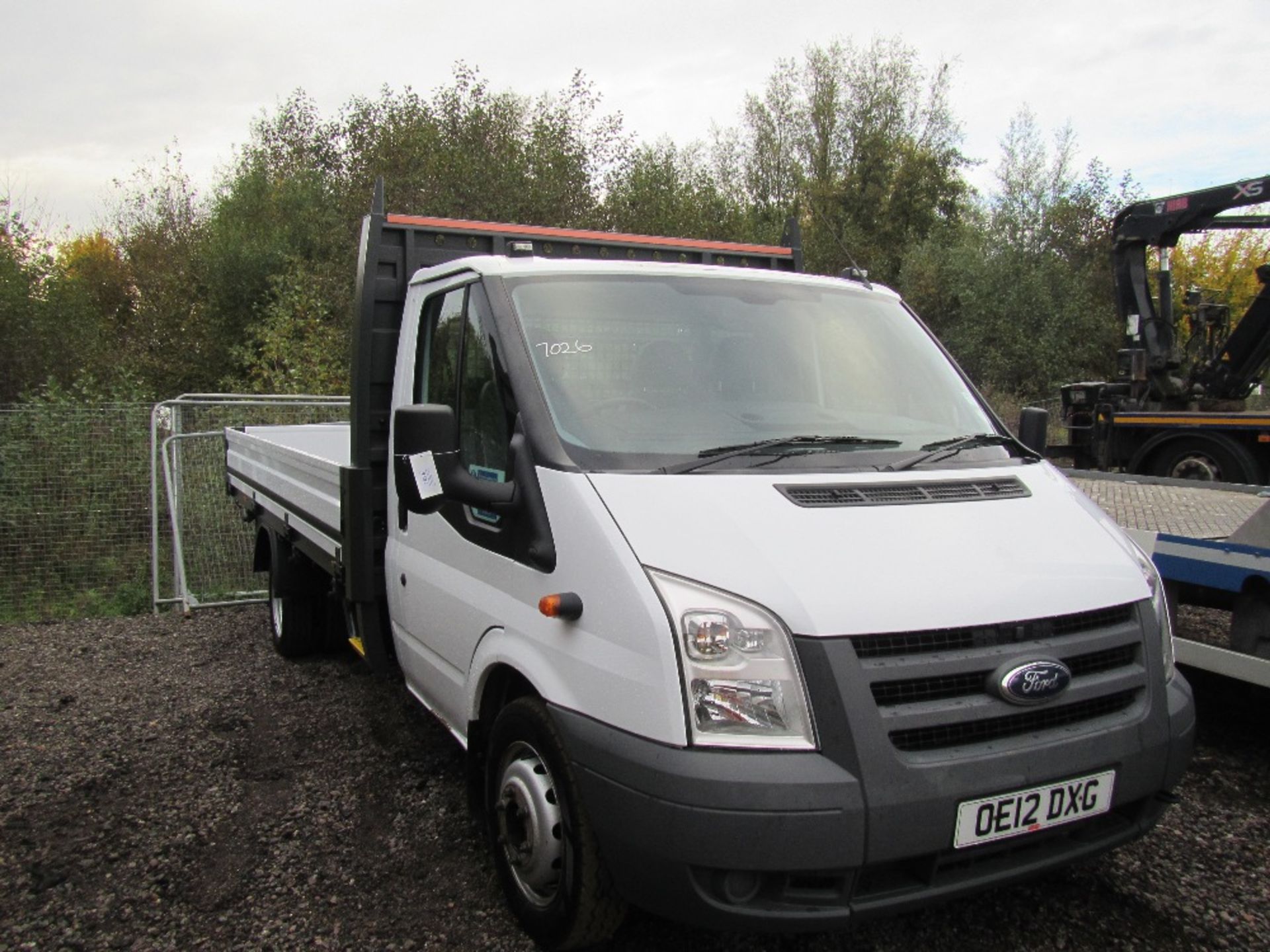 Ford Transit 350 LWB with Dropside Body Mileage: 157,000. MOT till 17/8/17. Reg. No. OE12 DXG - Image 2 of 6