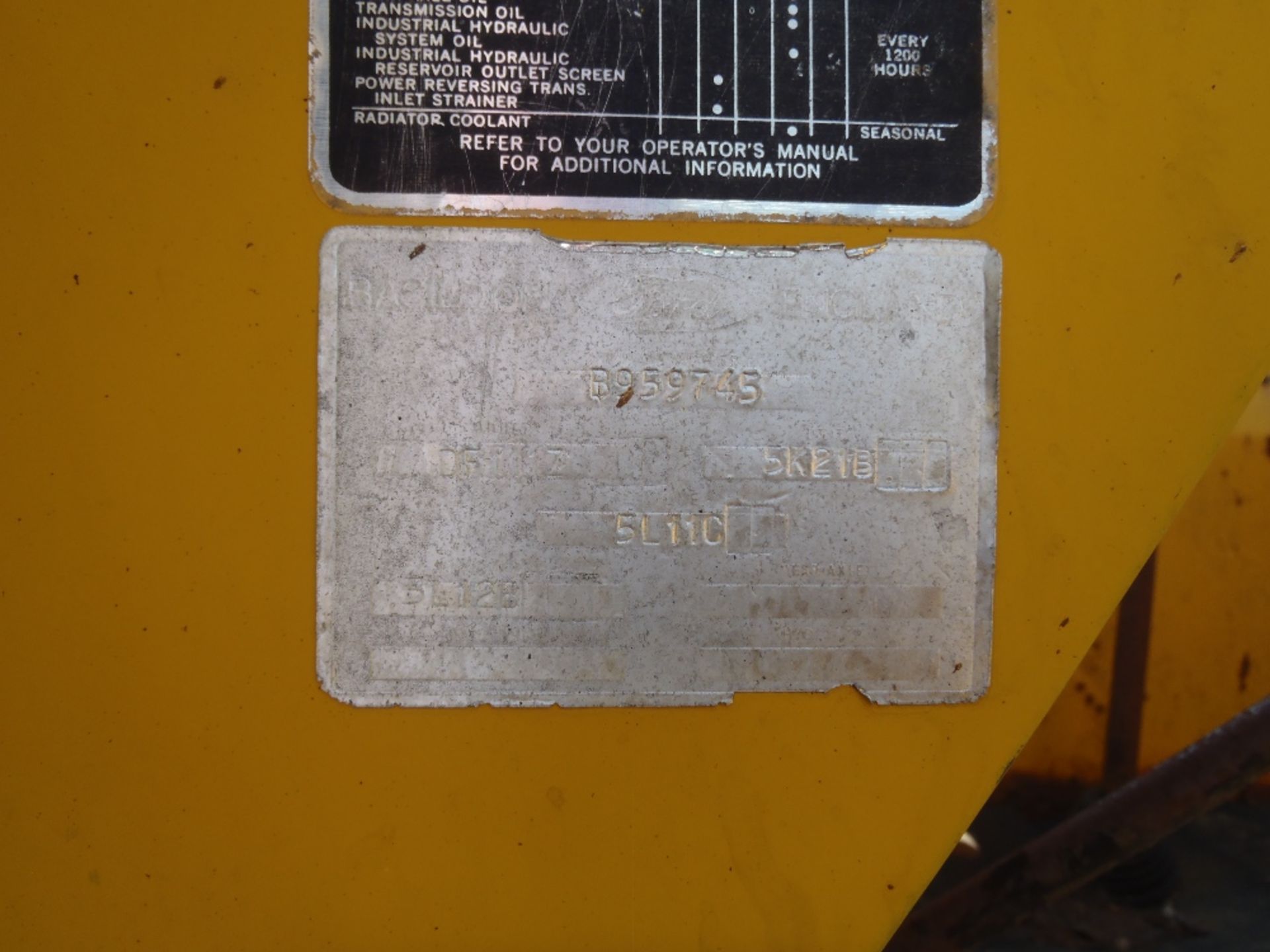 Ford 550 Digger Reg. No. LFT 997P Ser. No. B949745 - Image 3 of 4