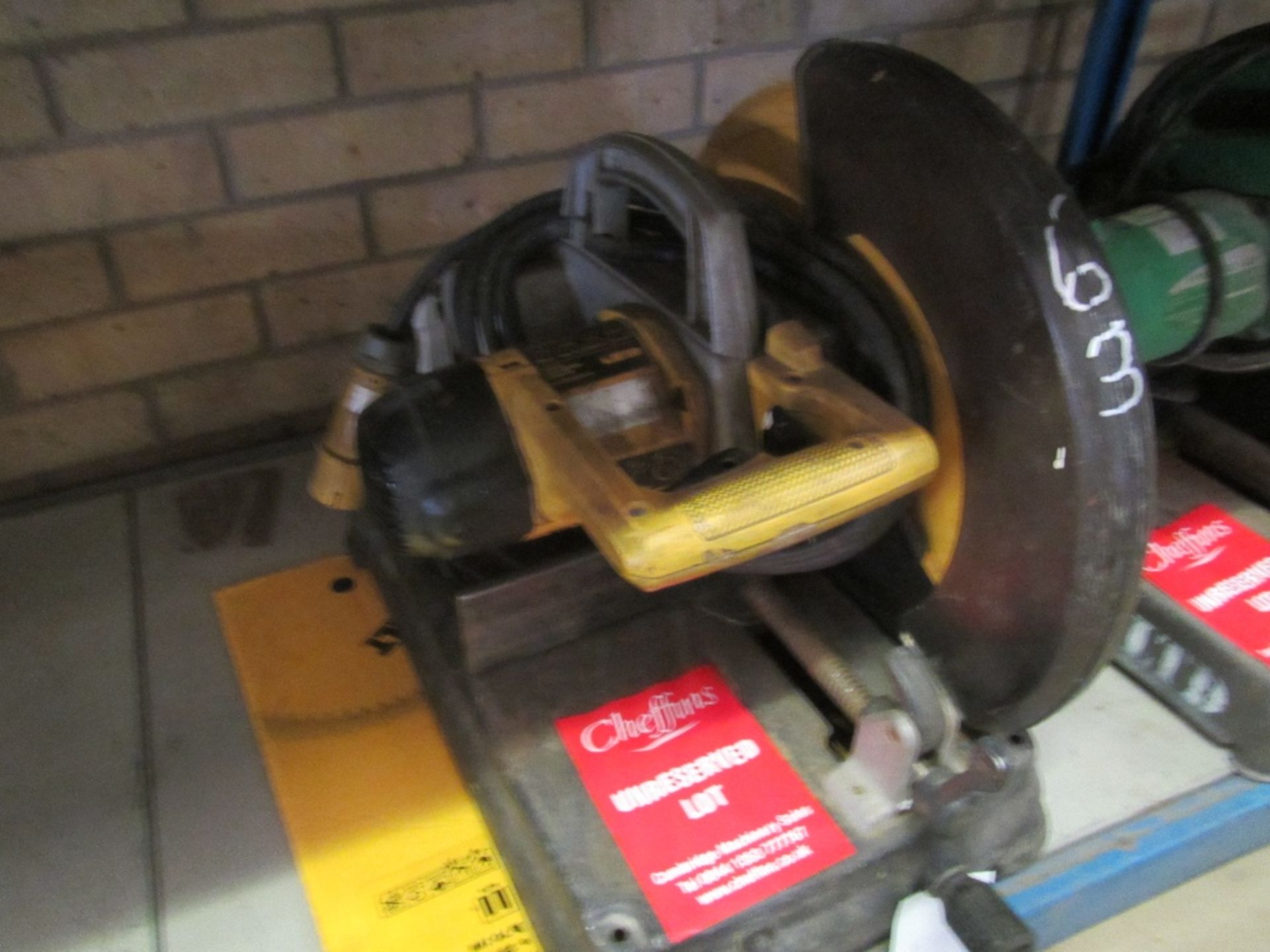 Dewalt DW872L 110v Metal Chop Saw UNRESERVED LOT