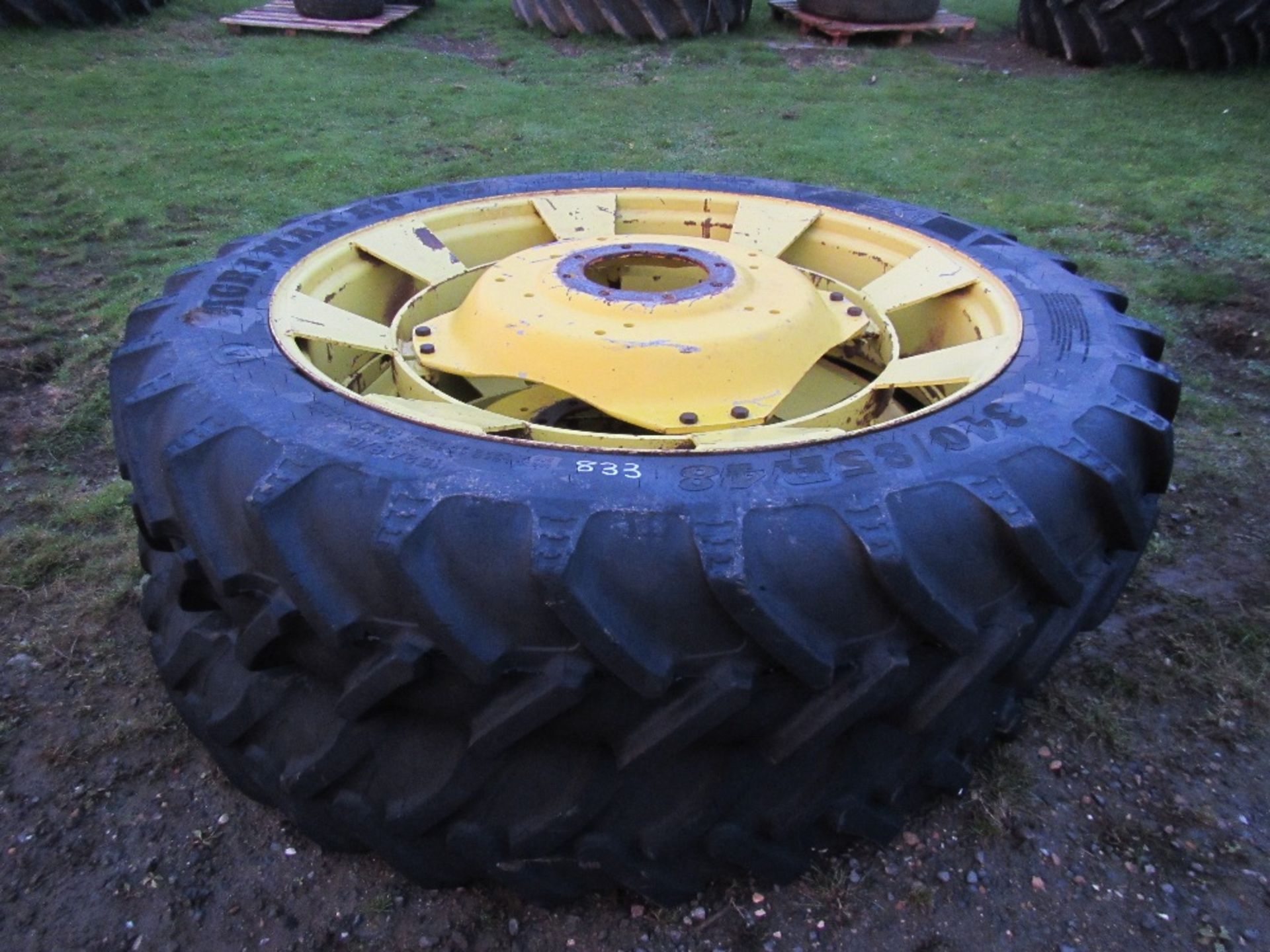 Pair 13.6 R48 Rowcrop Wheels