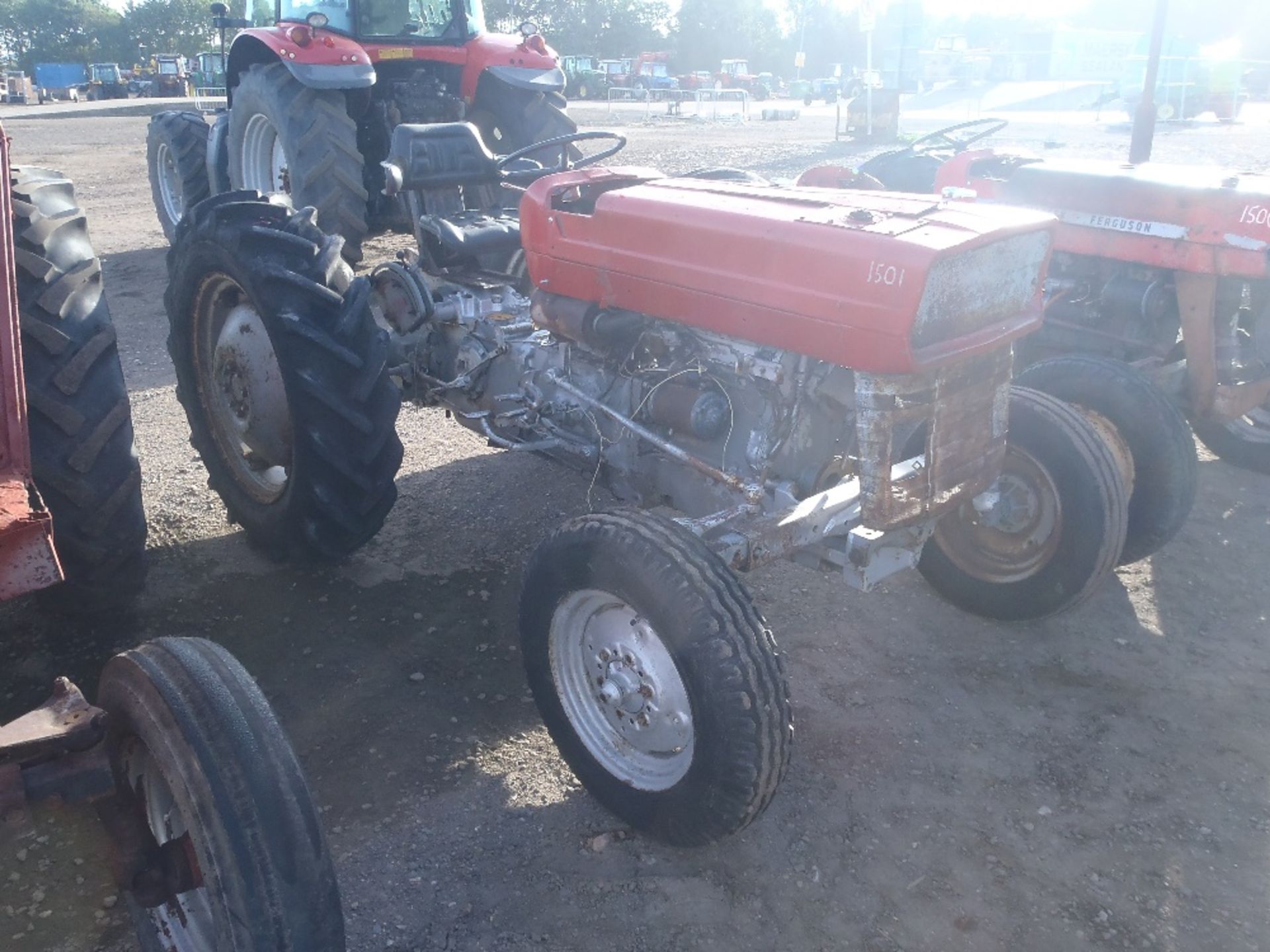 Massey Ferguson 135 Tractor. Long PTO Engine No. CE21826U571476F - Image 3 of 8