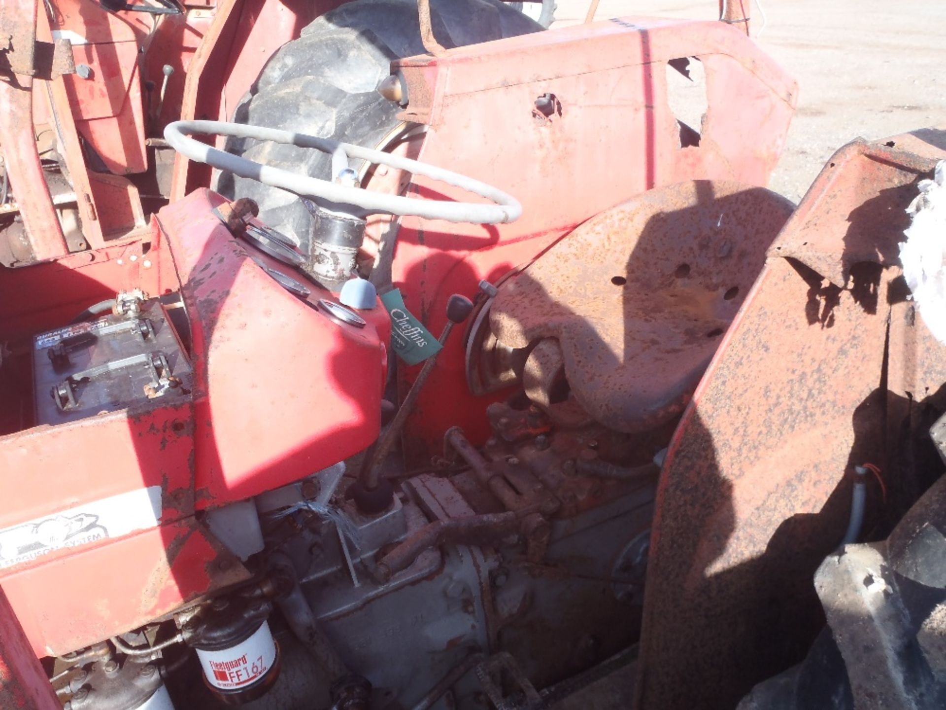 Massey Ferguson 135 Tractor. Straight Front Axle, Dry Air Filter, Heavy Casting Reg. No. DDE 905L - Image 7 of 7