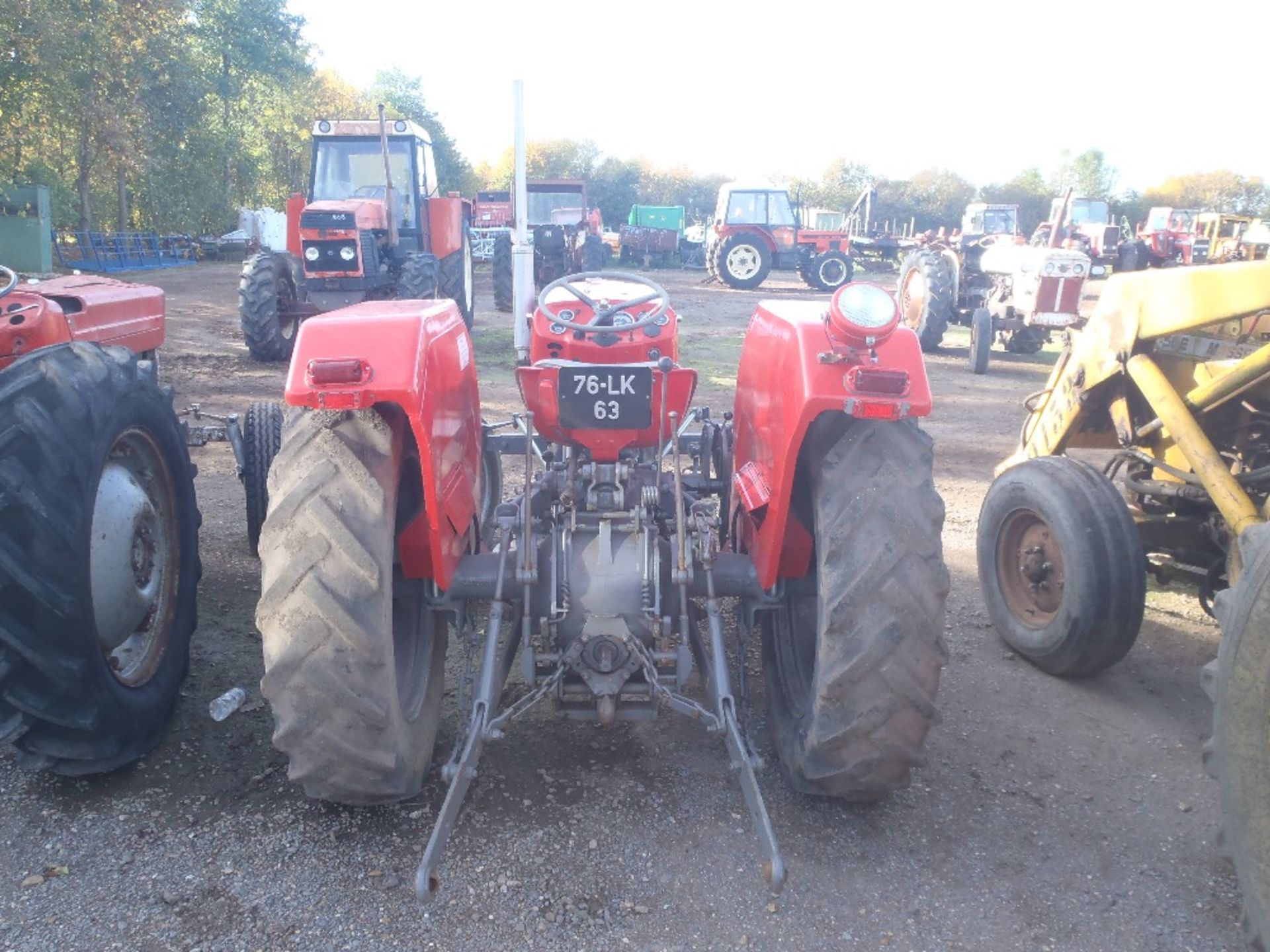 1976 Massey Ferguson 135 3 Cylinder Diesel Tractor. Goodyear Tyres, Long PTO, Cat 2 Lift Arms & Pick - Image 3 of 7