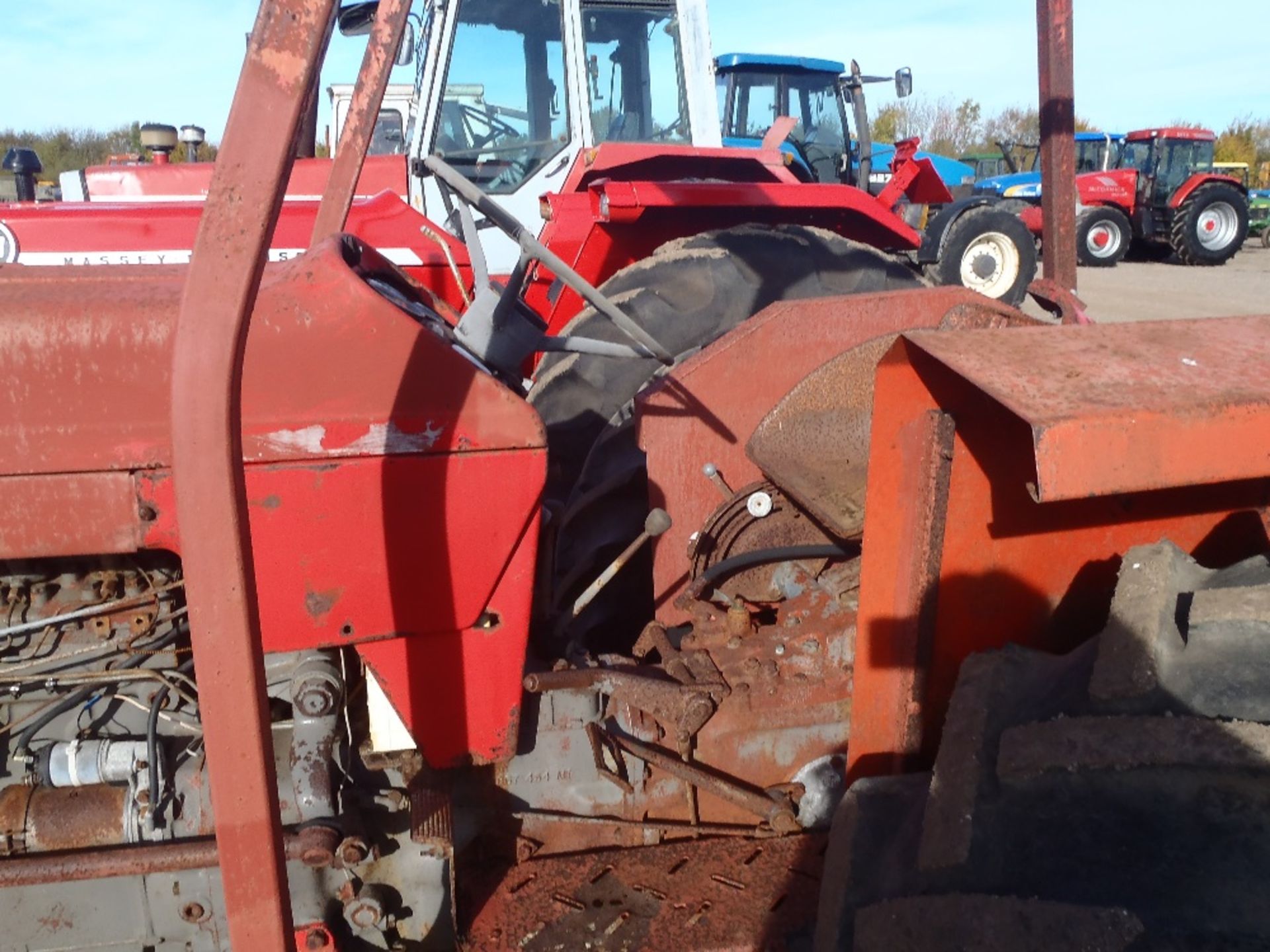 Massey Ferguson 165 Tractor. Wet Brakes, 4 Bolt Lift Pump. Ser. No. 123590 - Image 7 of 7