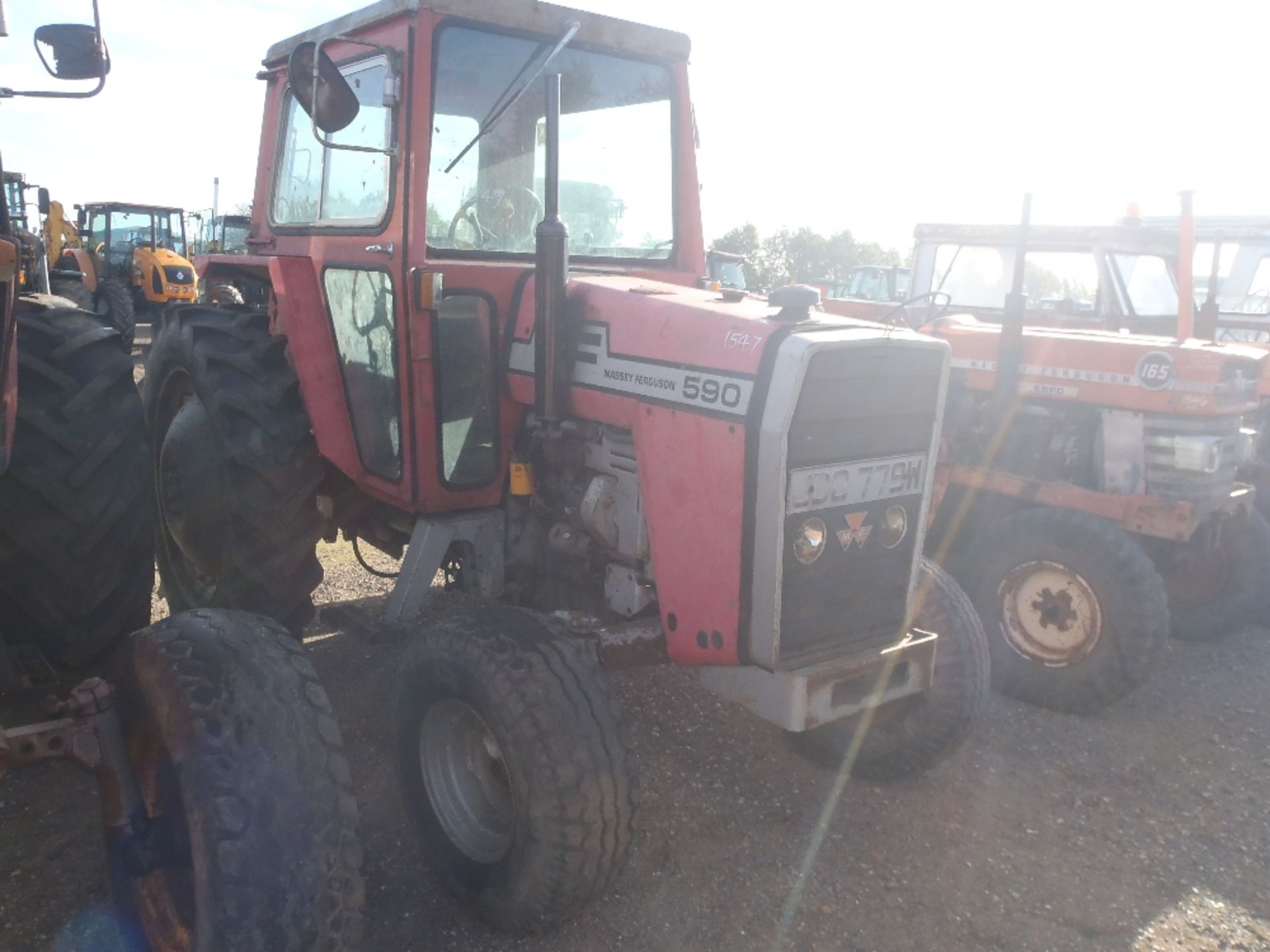Massey Ferguson 590 2wd Tractor. Reg. No. JDO 779W Ser. No. 381637 - Image 3 of 8