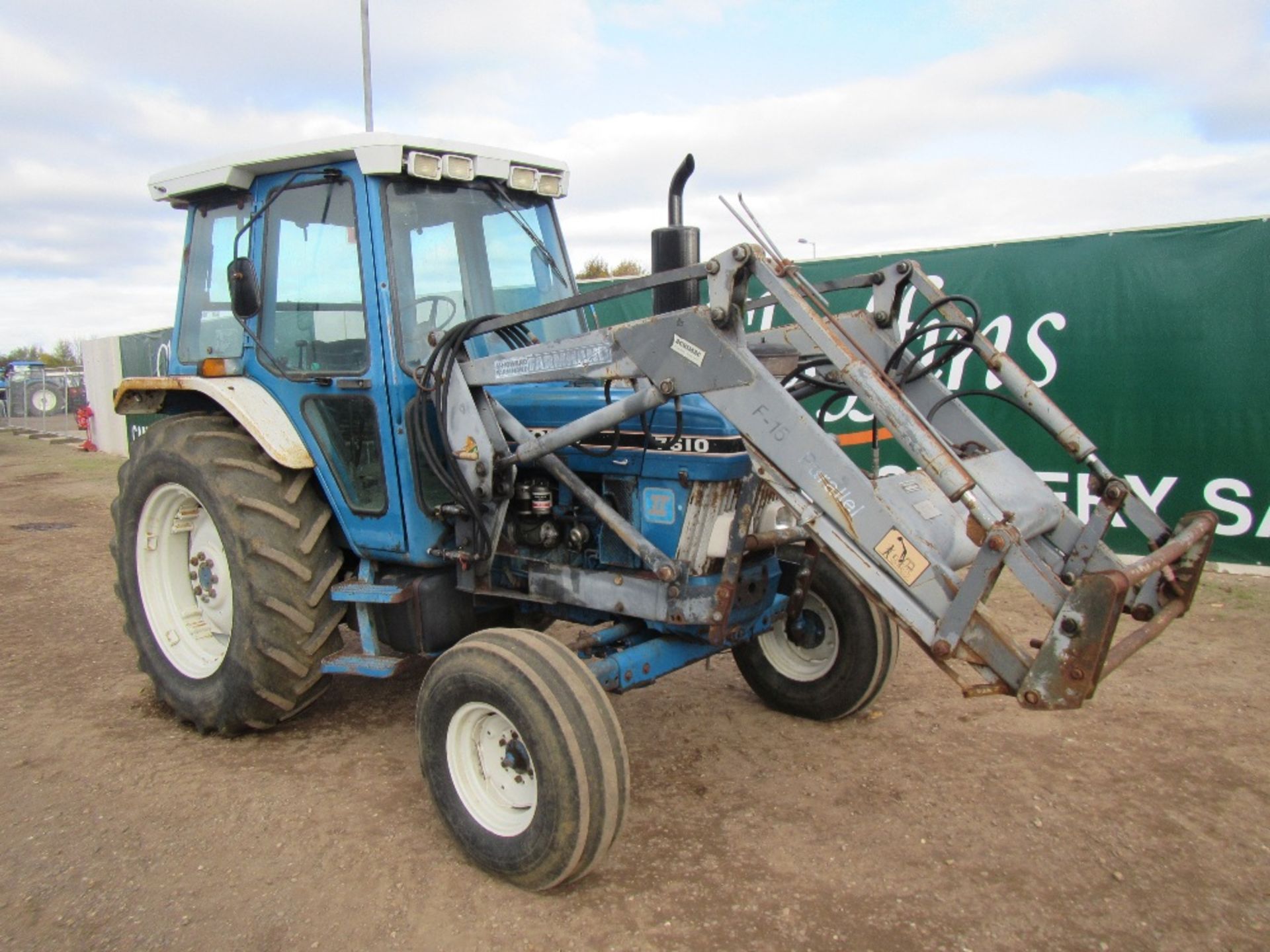 Ford 7610 2wd Tractor. Farmhand F15 Loader. Reg. No. D768 KKE - Image 3 of 15