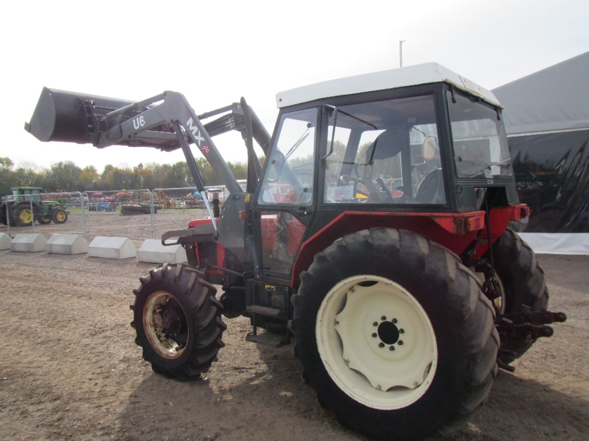 Zetor 7745 4wd Tractor. Chilton MXU6 Loader. Loader fitted 2014. No V5. 1650 hrs. Reg. No. L929 - Image 10 of 17