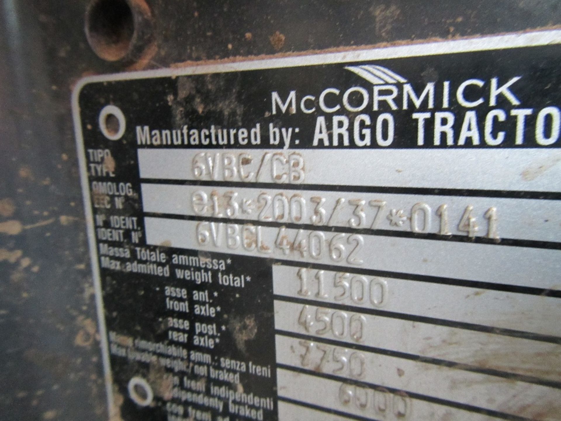 McCormick XTX165 Tractor. Reg Docs will be supplied. 3948 hrs. Reg. No. DX09 MWN. Ser No 44062 - Image 18 of 18