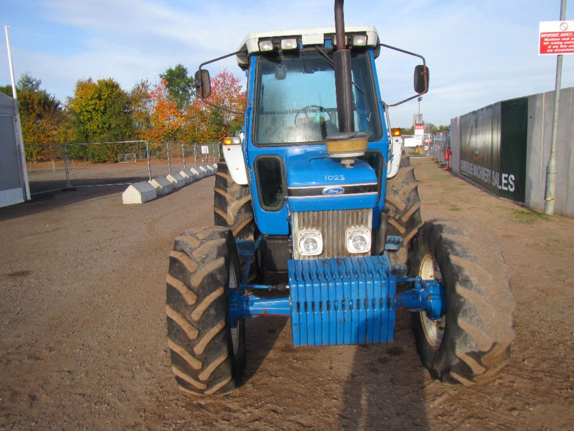 Ford 7610 4wd Tractor. Front Weights, 16.9x38 Tyres Reg No F189 OBW Ser No BB99378 - Image 2 of 18