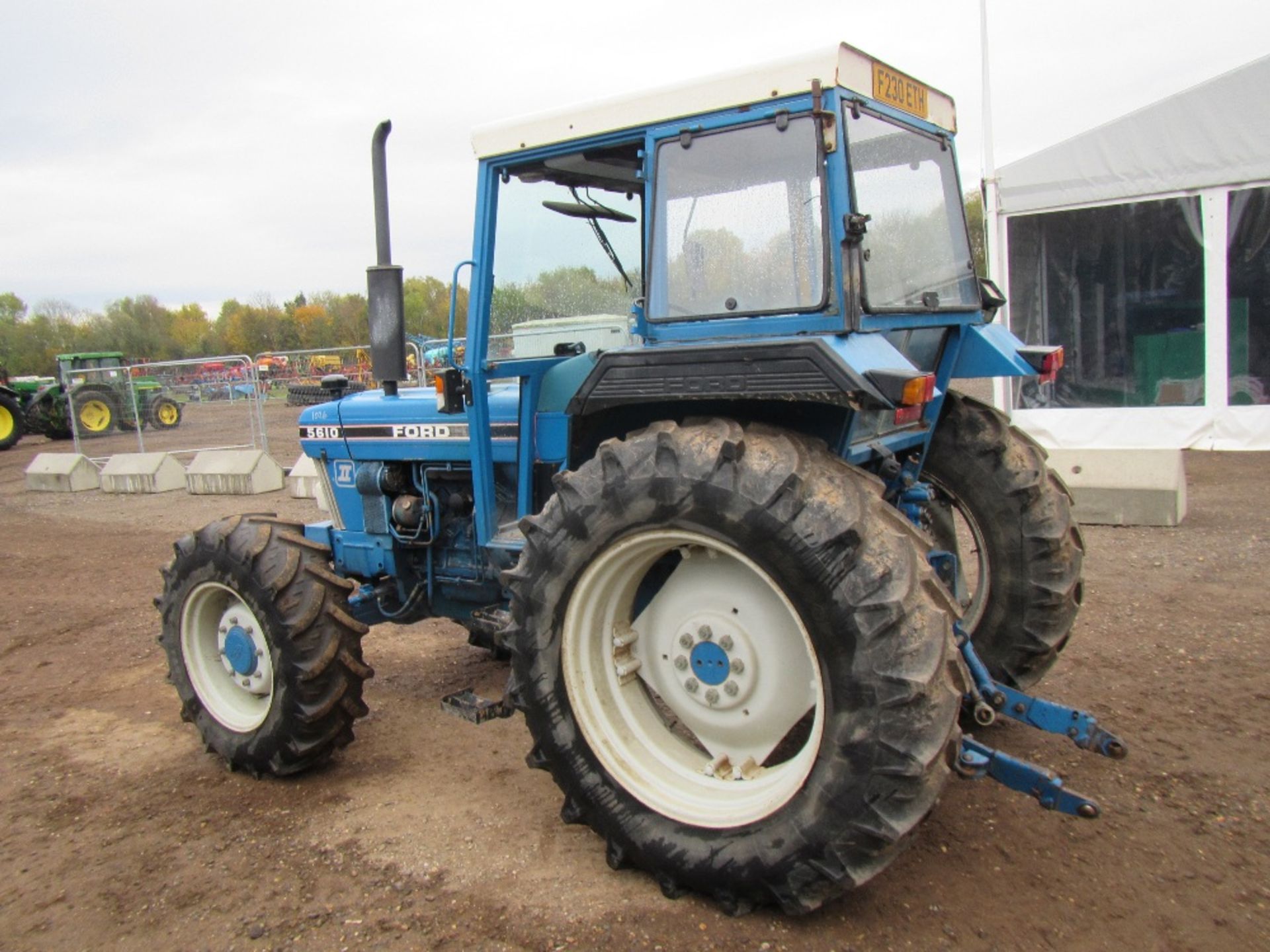 Ford 5610 4wd Tractor. 3200 Hrs Reg No F230 ETH Ser No BB90387 - Image 9 of 15