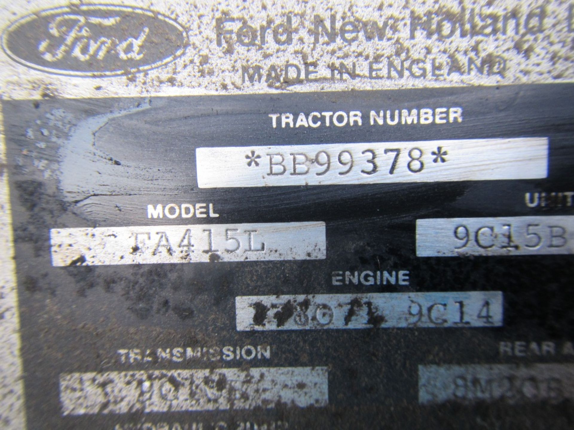 Ford 7610 4wd Tractor. Front Weights, 16.9x38 Tyres Reg No F189 OBW Ser No BB99378 - Image 18 of 18