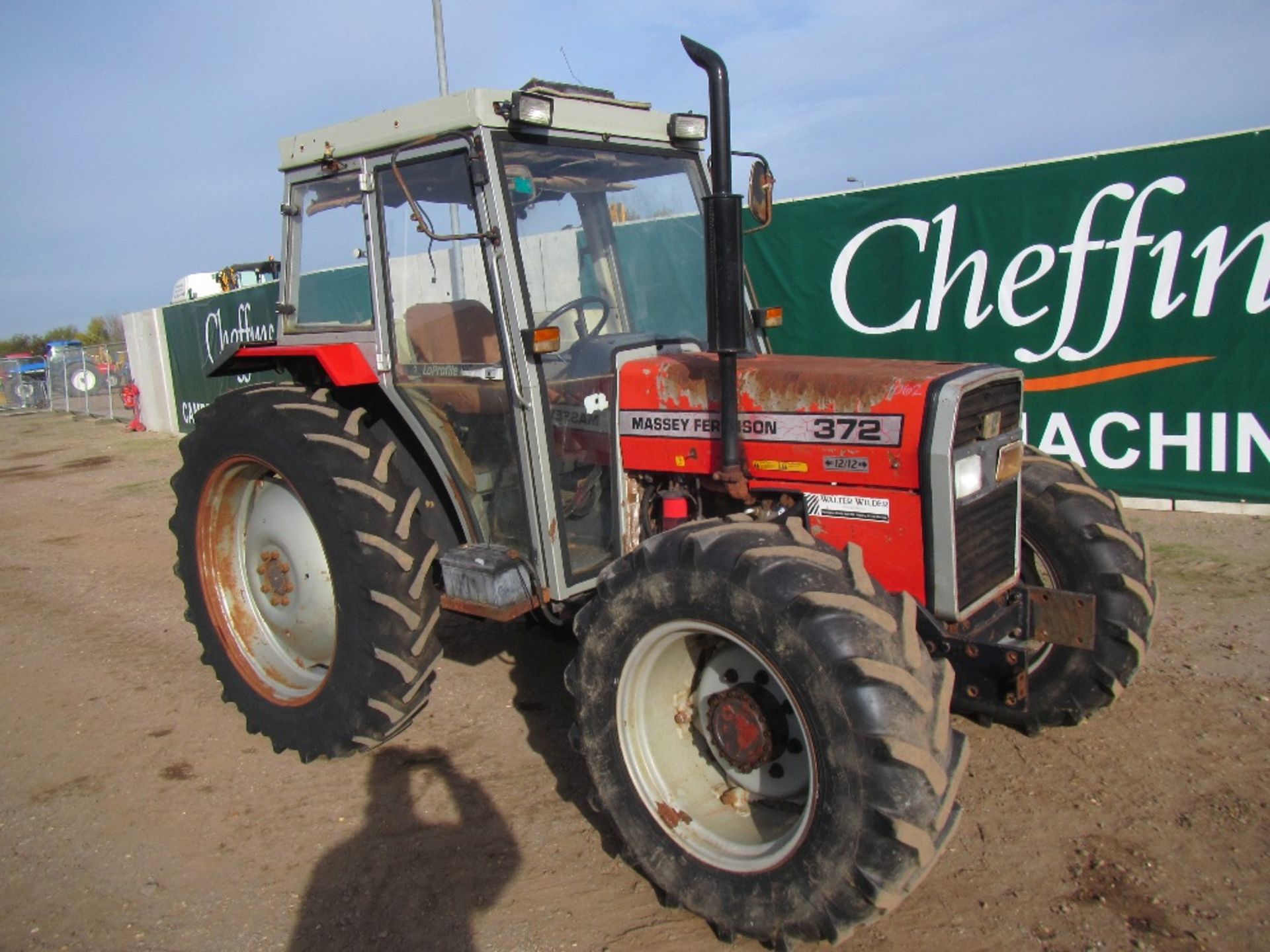 Massey Ferguson 4wd Tractor 12/12 Shuttle, Lo Profile + Cab Ser No D13464 - Image 3 of 15