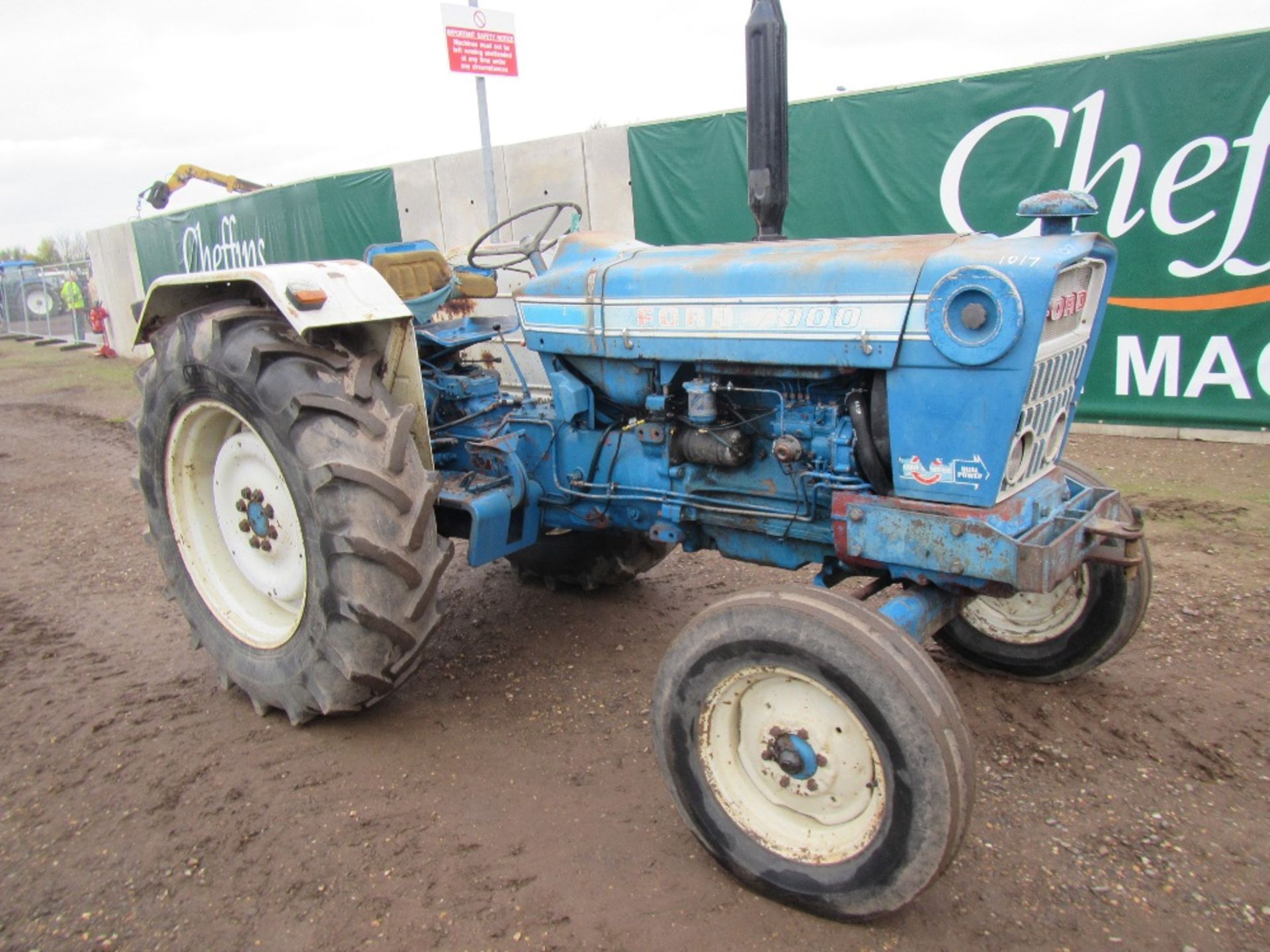 Ford 7000 Tractor. Ser No A253117 - Image 3 of 11