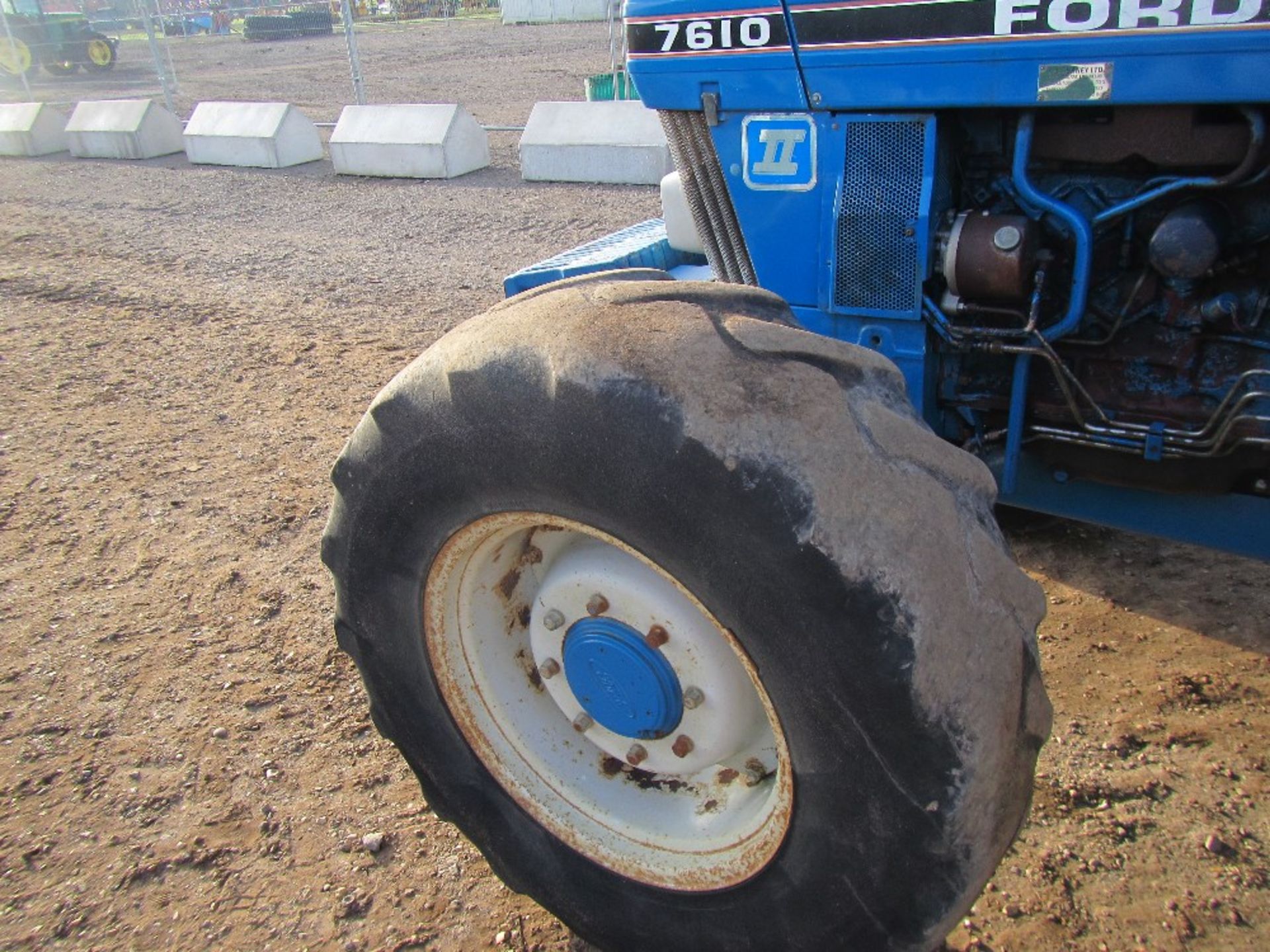 Ford 7610 4wd Tractor. Front Weights, 16.9x38 Tyres Reg No F189 OBW Ser No BB99378 - Image 12 of 18
