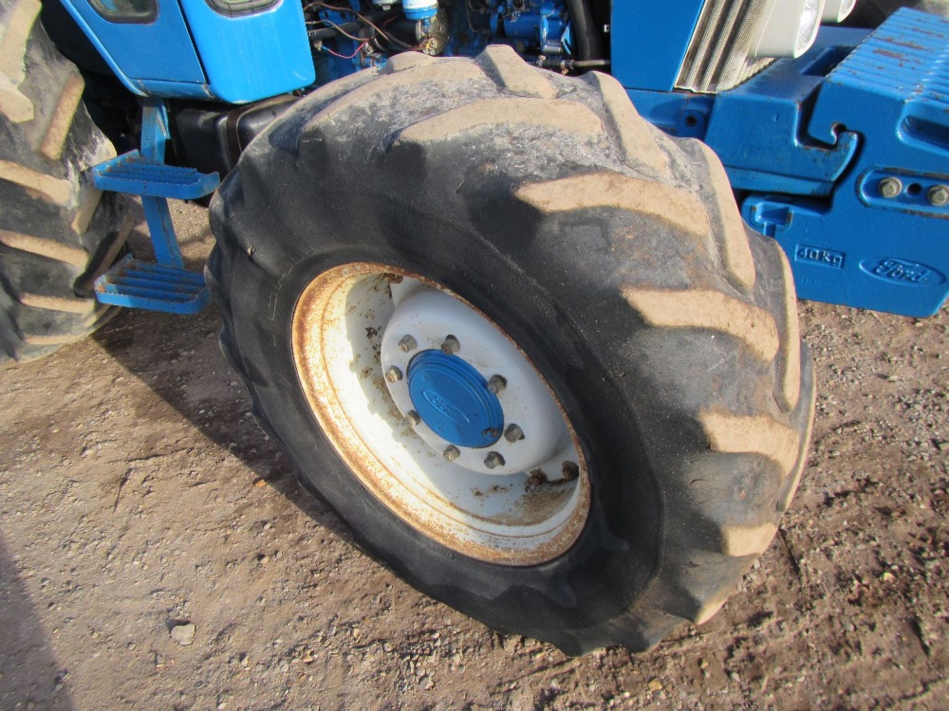 Ford 7610 4wd Tractor. Front Weights, 16.9x38 Tyres Reg No F189 OBW Ser No BB99378 - Image 5 of 18