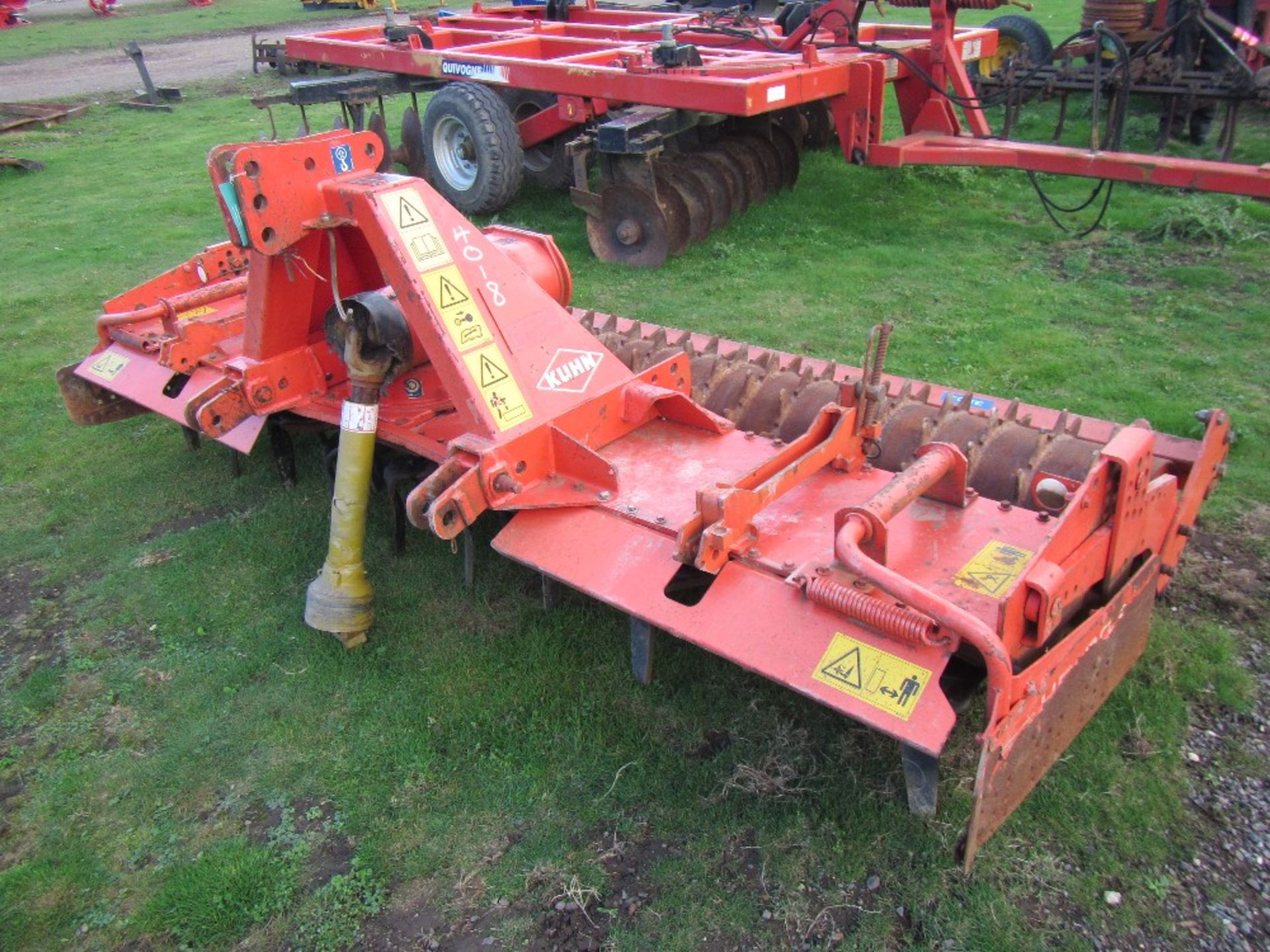 Kuhn HR303 Power Harrow with Packer Roller & Quick Fit Tines - Image 2 of 3