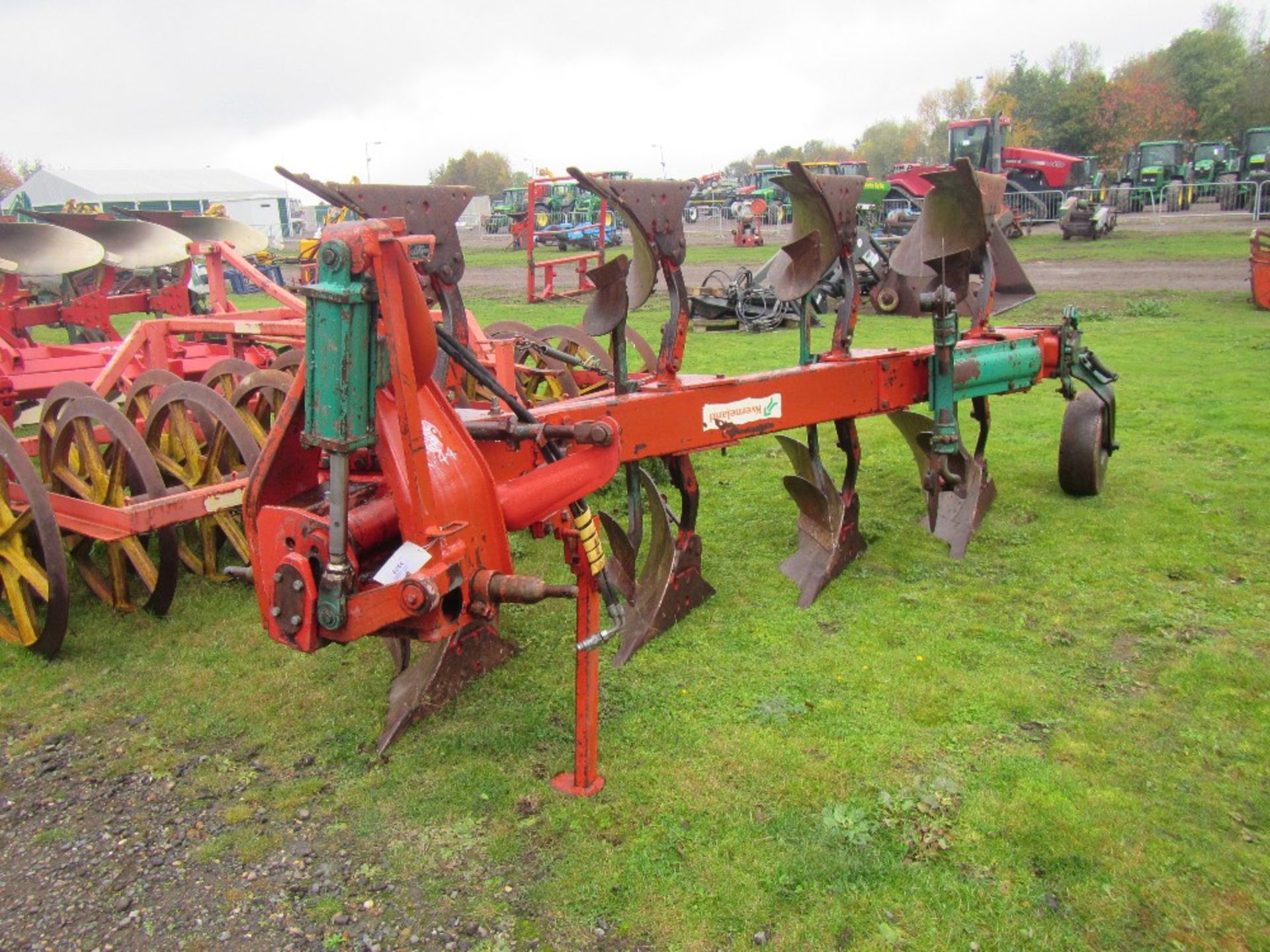 Kverneland 4 Furrow Reversible Plough - Image 5 of 5