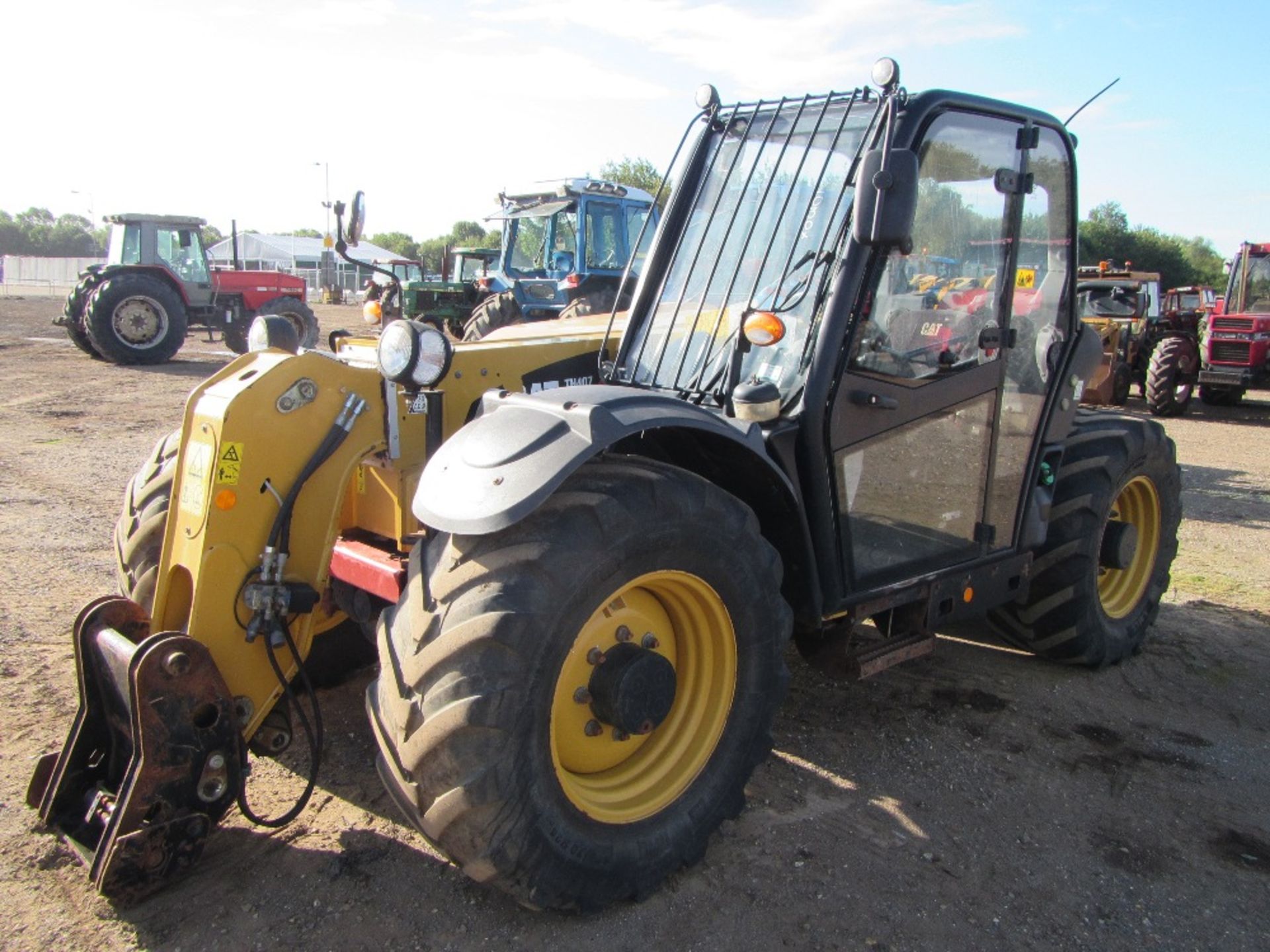 Caterpillar TH407 Telehandler Reg. No. SV61 BJU Ser. No. YC50000OOTBY01016