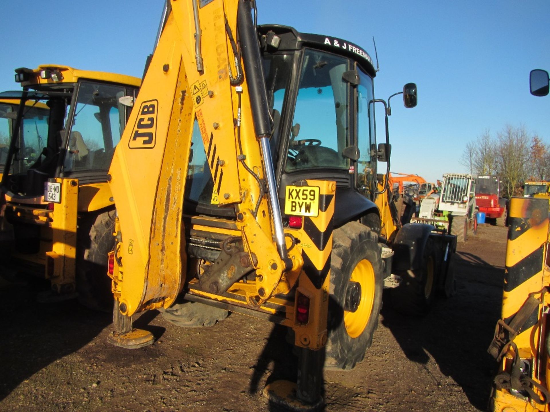 2009 JCB 3CX Wheeled Contractor Digger Loader c/w Air Con, Power Slide, Mobilizer Fitted. Reg Docs - Image 6 of 6