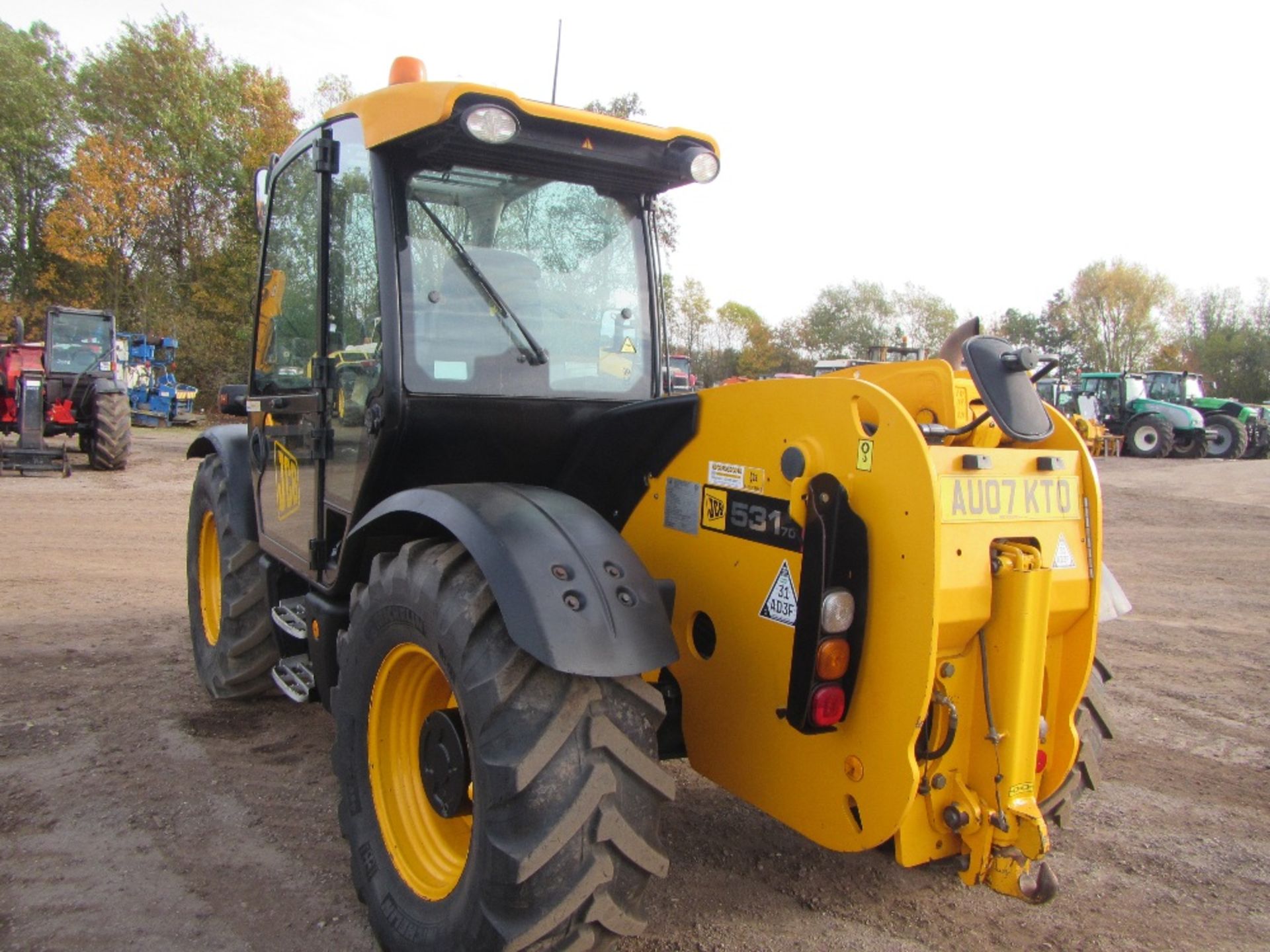 2007 JCB 531-70 Agri Super Telehandler. Reg. No. AU07 KTO Ser. No. 71199230 - Image 6 of 6