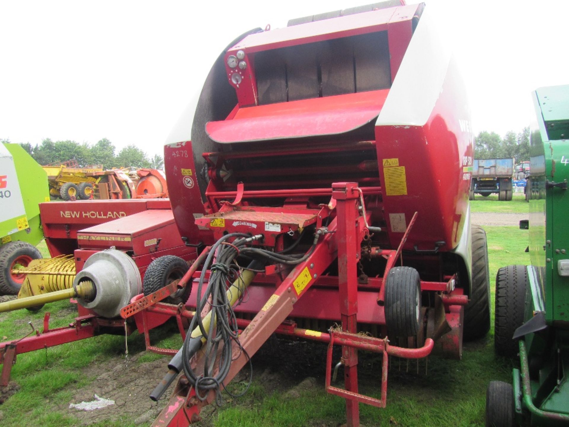 Welger RP520 Baler. Control box in office