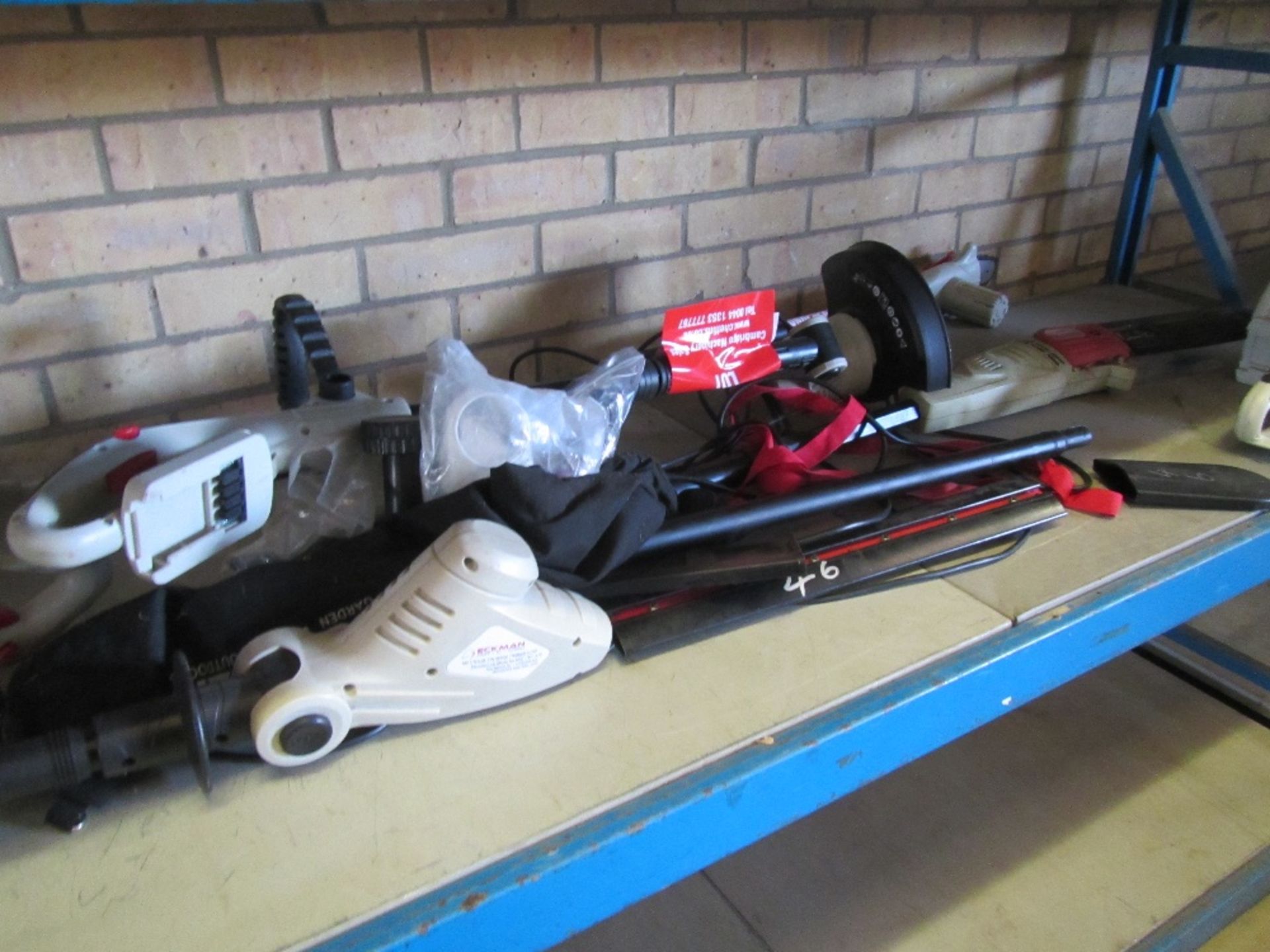 Eckman Electric Chainsaw, Strimmer & Hedgecutter with Extension Poles UNRSERVED LOT