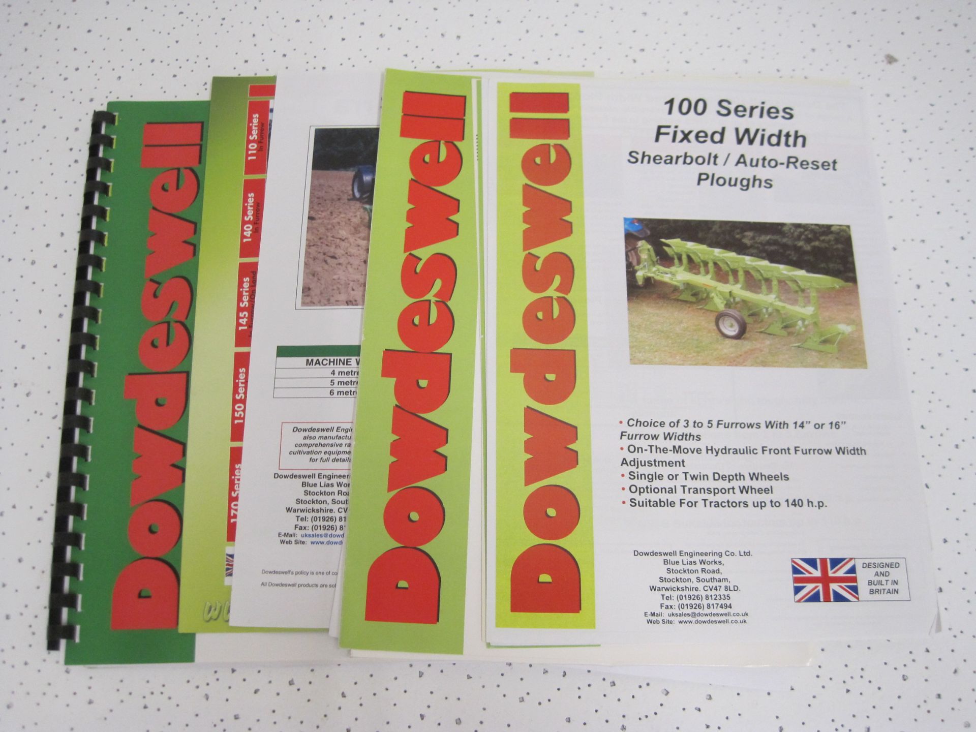 Quantity of Dowdeswell brochures