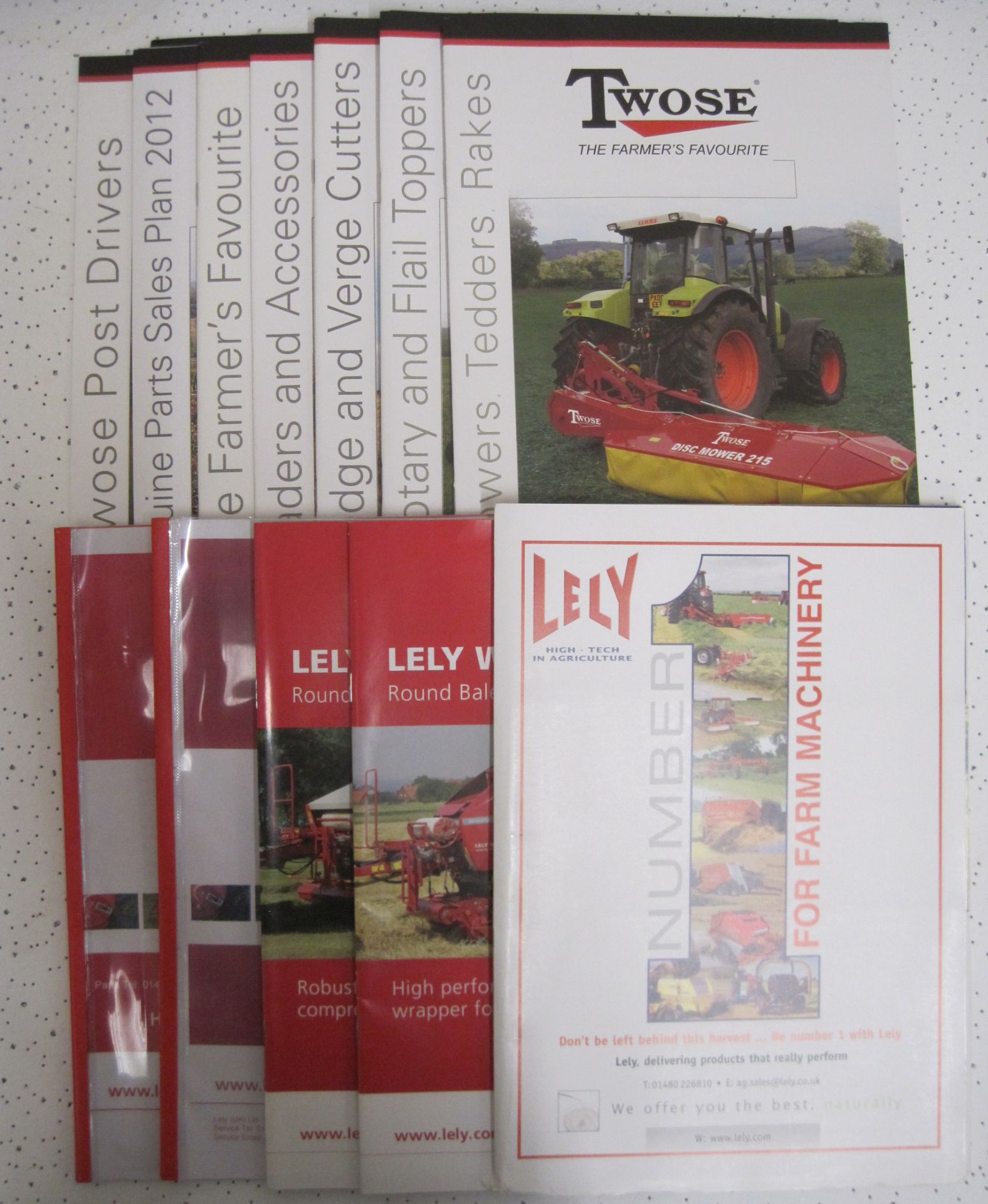 Quantity of Lely and Twose equipment information