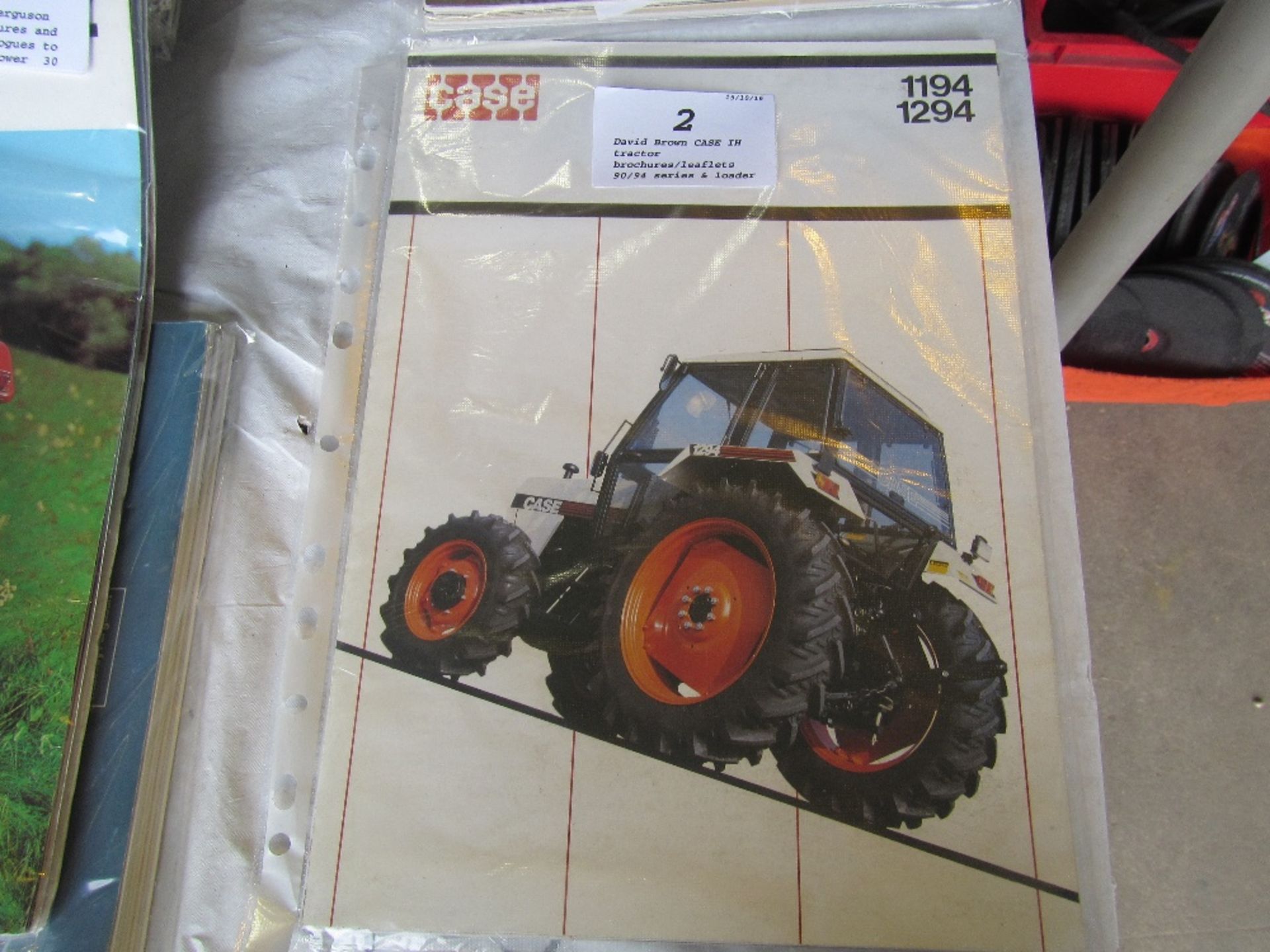 David Brown CASE IH tractor brochures/leaflets 90/94 series & loader