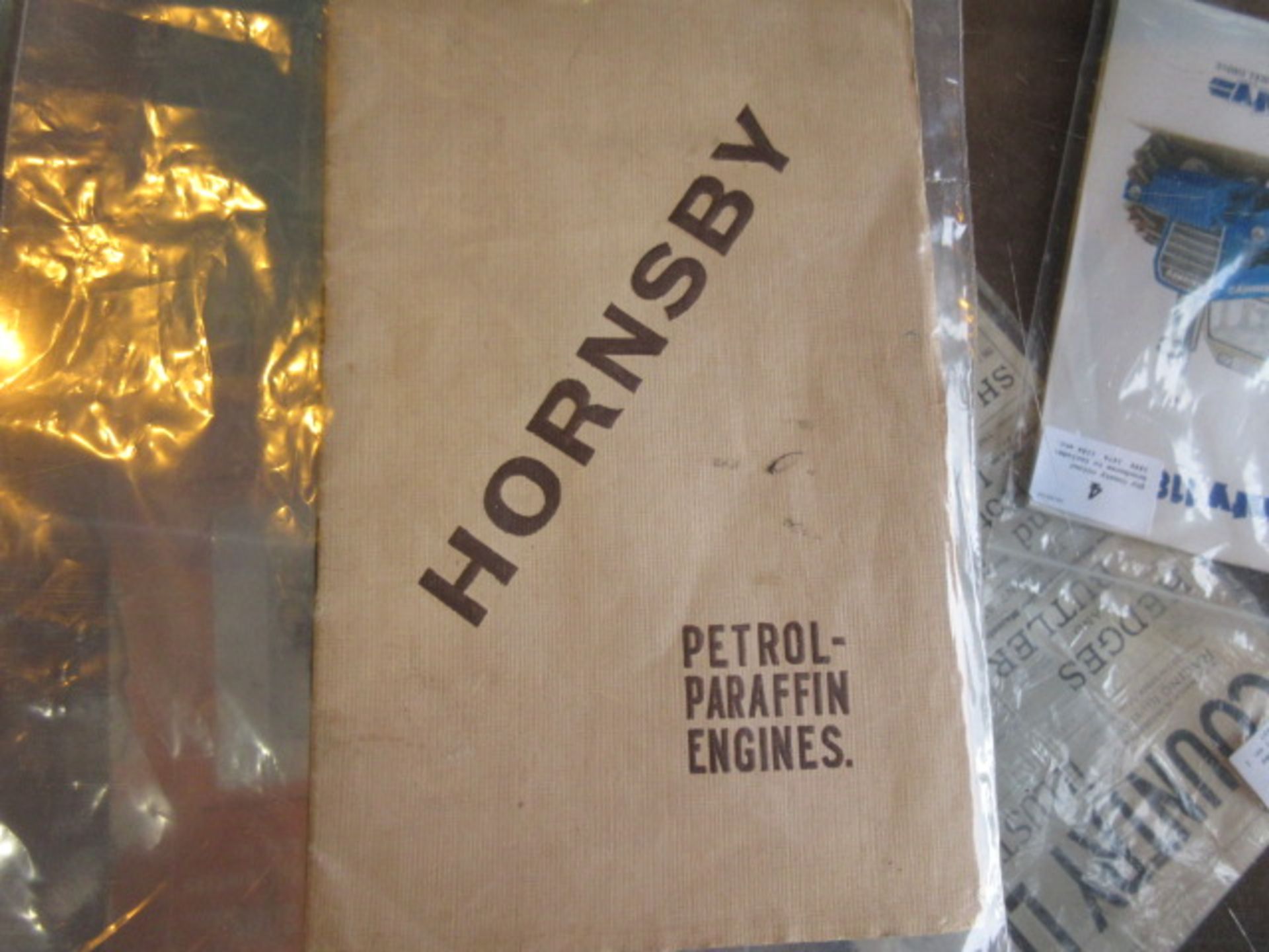 Hornsby petrol / paraffin & oil engine advertising leaflets