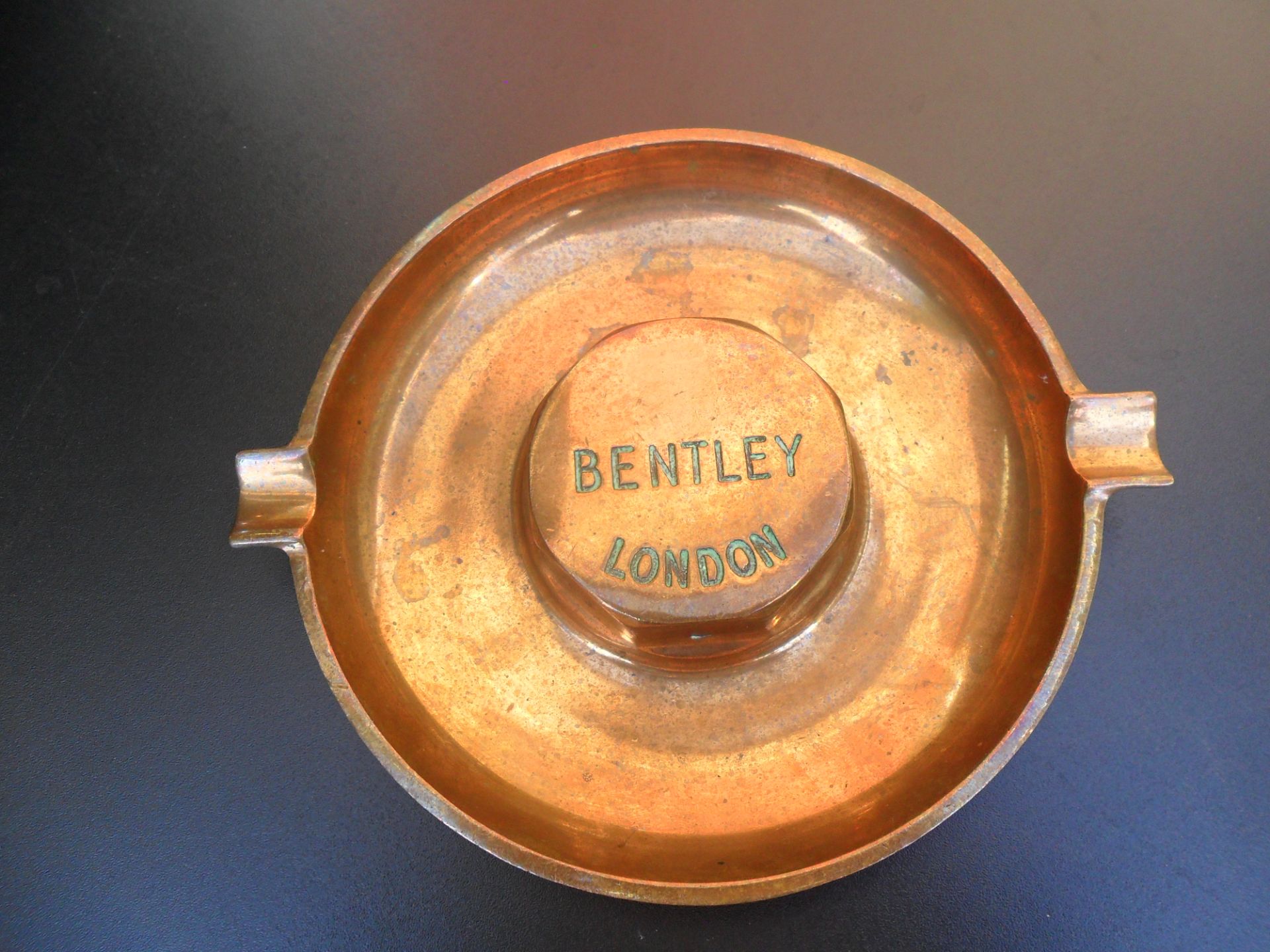 Copper Bentley ashtray