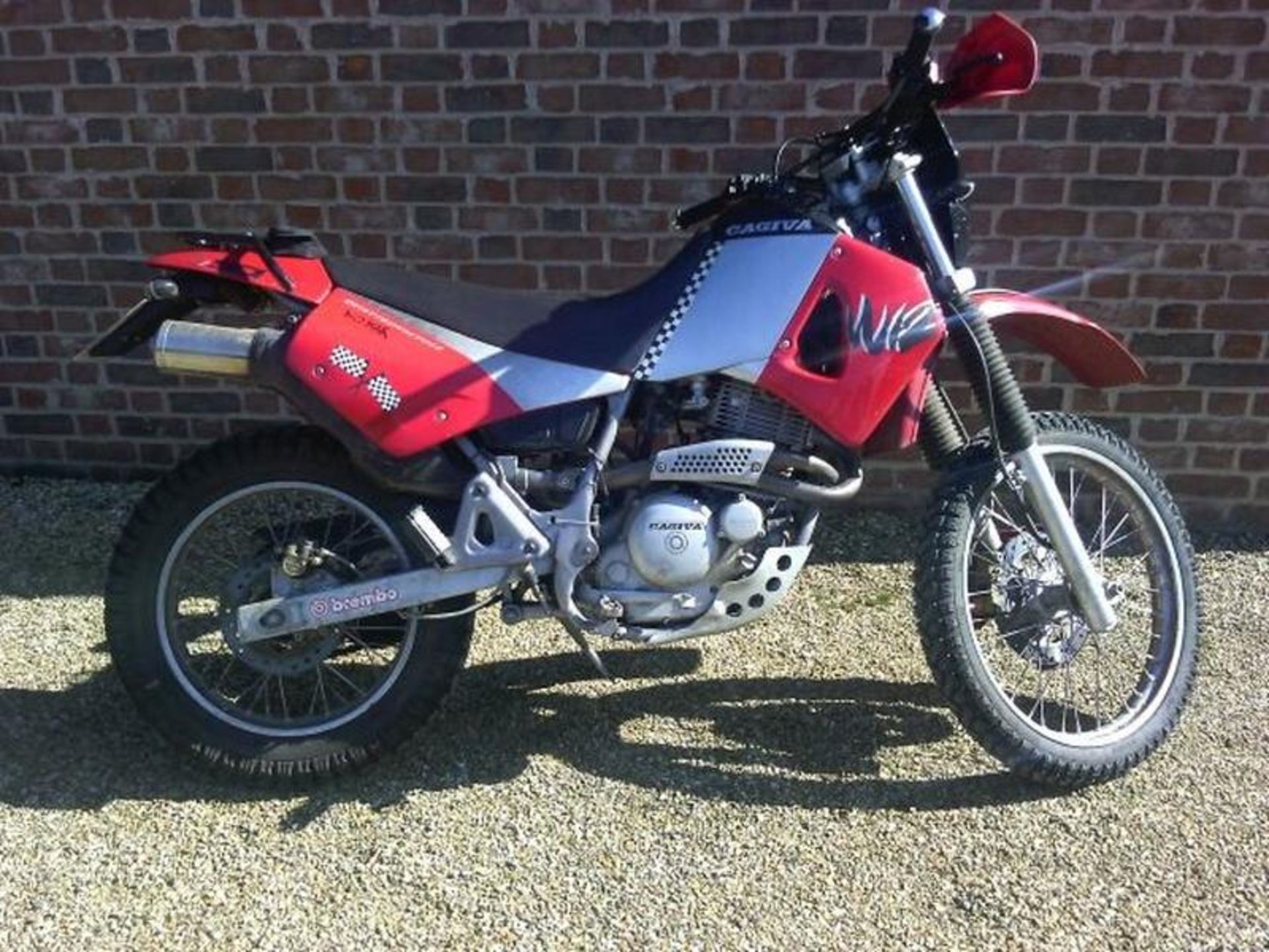 1993 350cc Cagiva W12 Reg No: K202 VPR Frame No: 000486 Engine No. 9201964 An air cooled 4-stroke