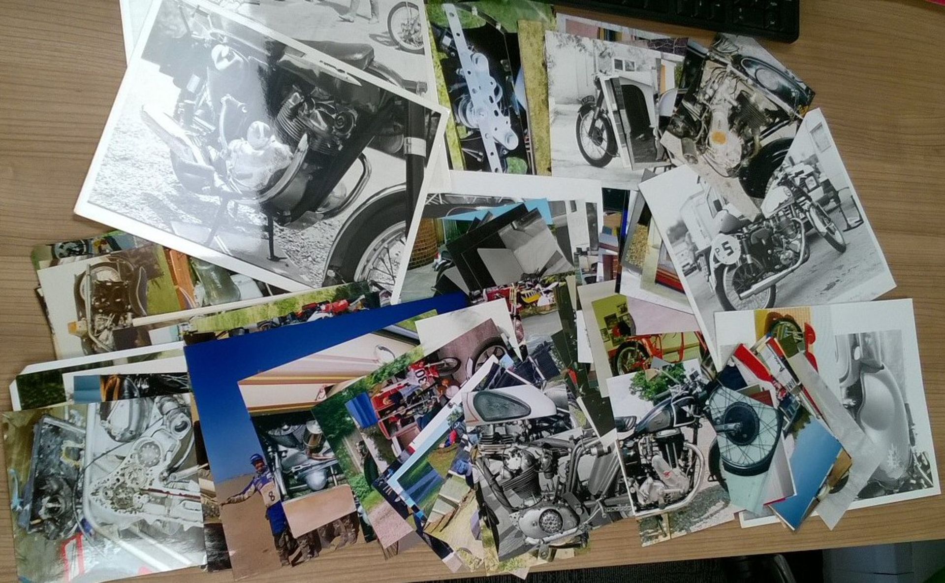 Mick Walker's photographs of motorcycles, shows, museums etc. Much annotation