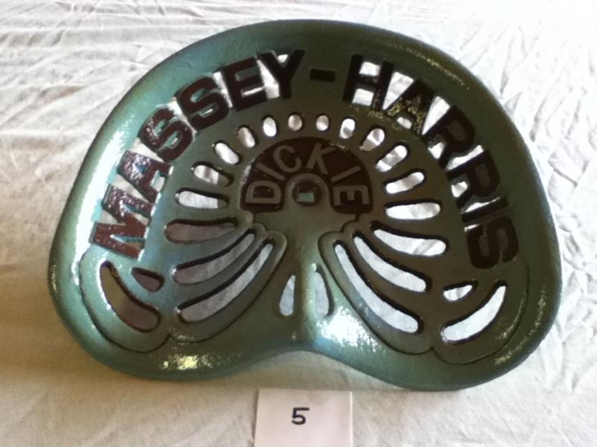 Massey Harris Dickie - a cast iron seat