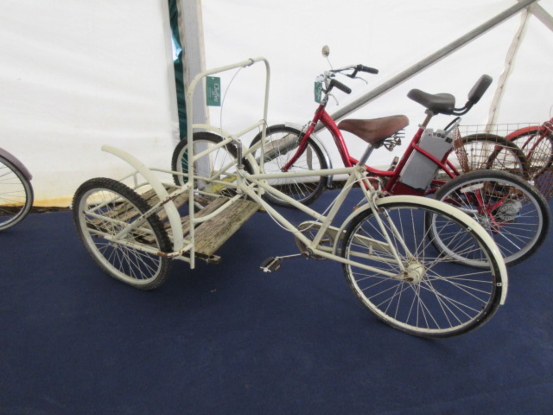 Ice cream sellers tricycle