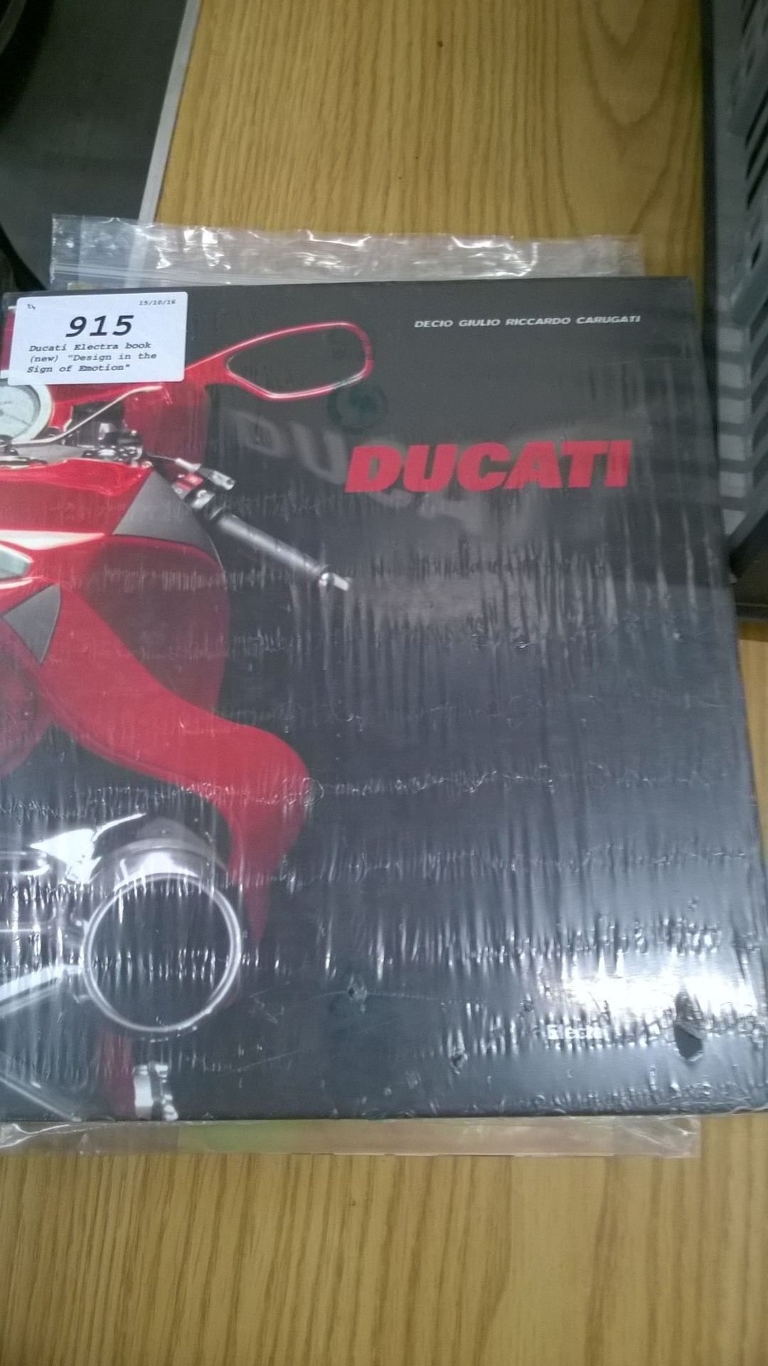 Ducati Electra book (new) 'Design in the Sign of Emotion'