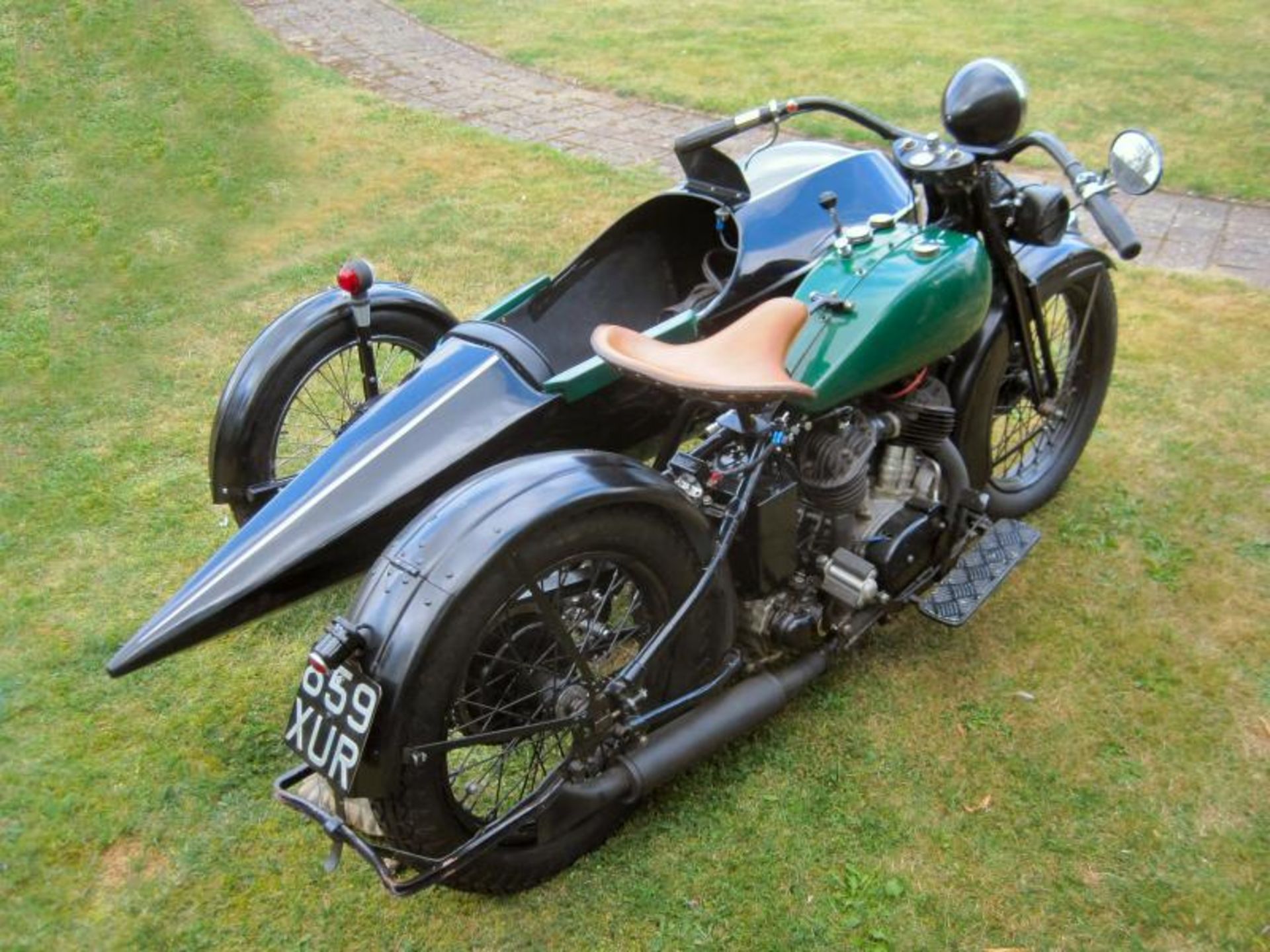 1931 1200cc Harley Davidson VL / Swallow outfit Reg. No. 859 UXR Frame No. 31VL3684 Engine No.