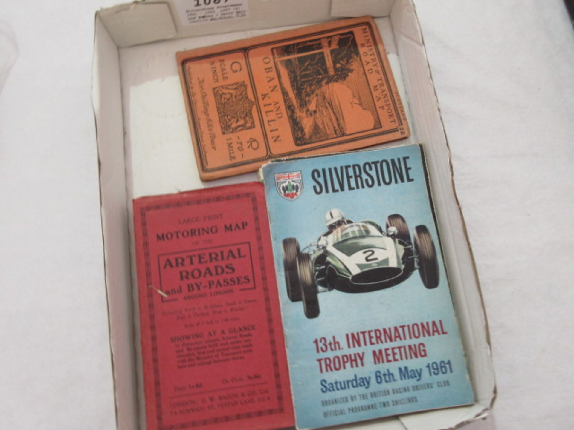 Silverstone Programmes 1961 - 1963, 1967 (4) and Bavons / Daily Mail 1920 (3)